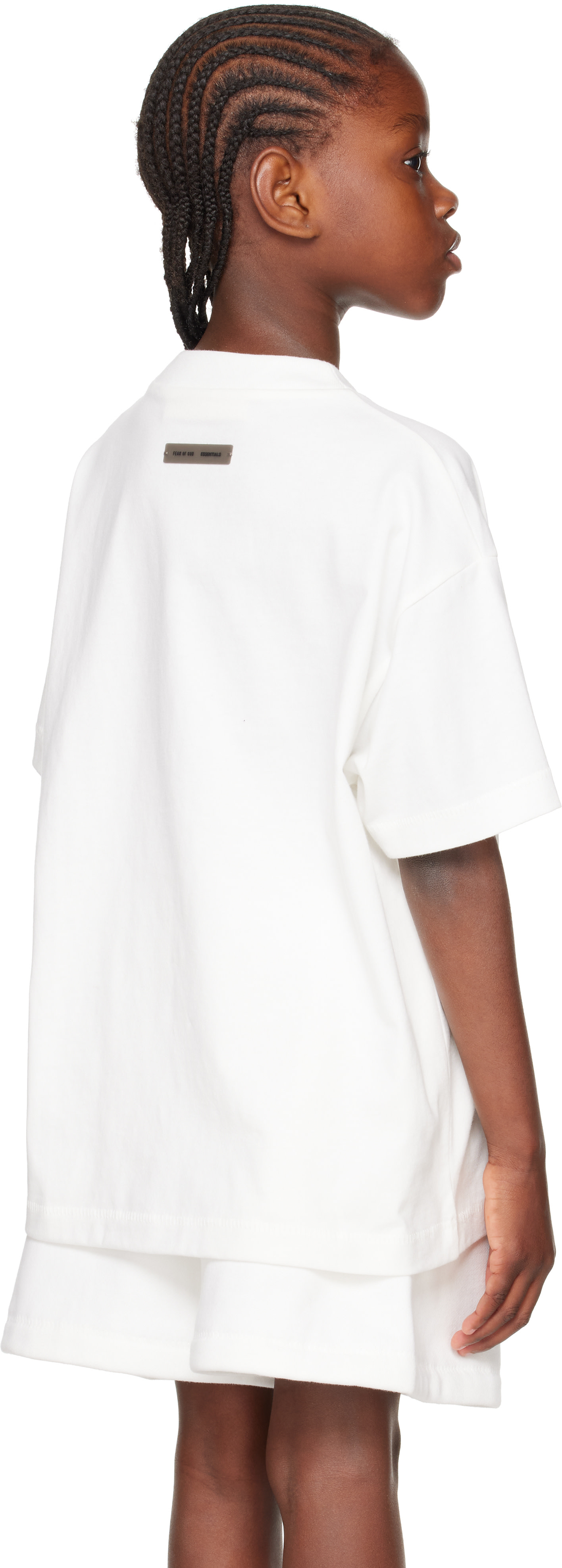Fear of God ESSENTIALS - 키즈 화이트 클래식 티셔츠