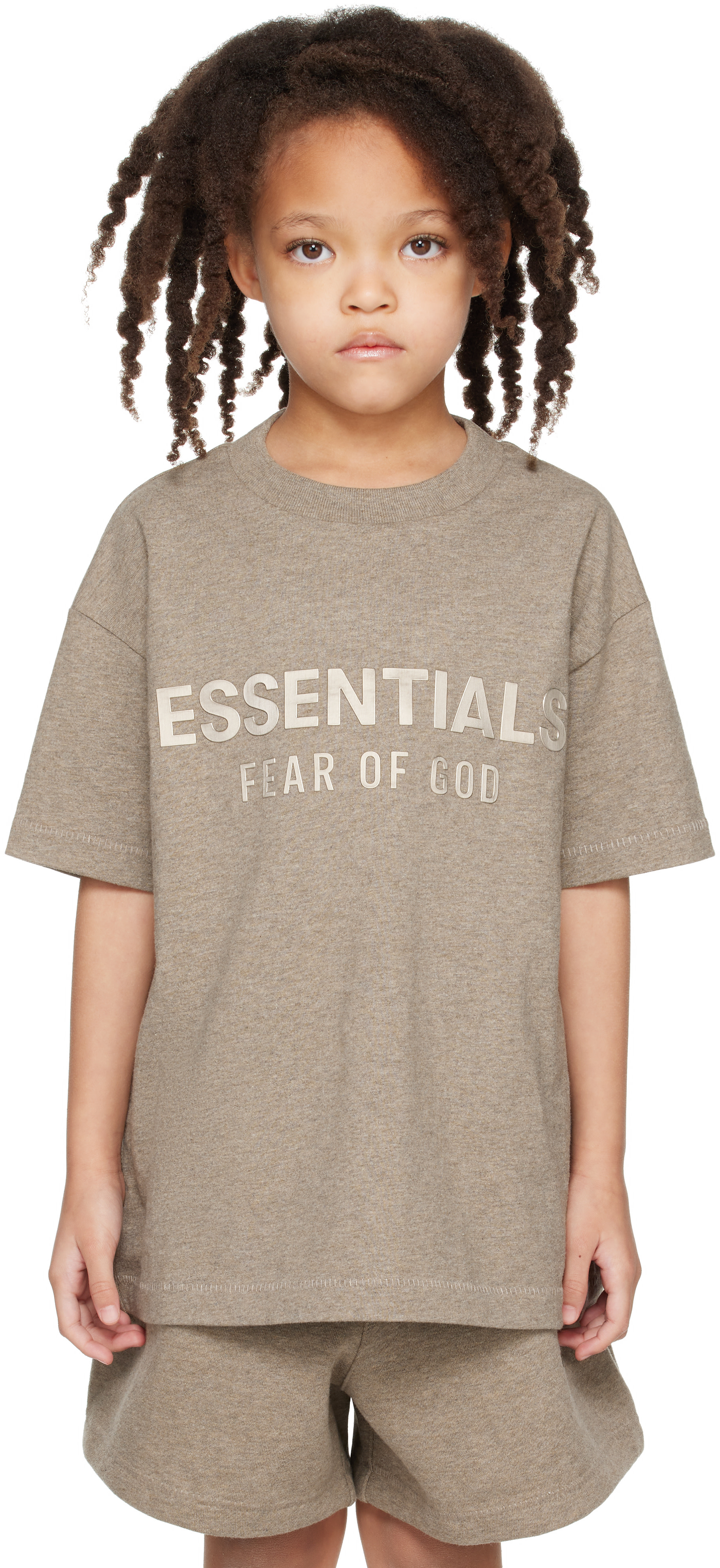 Fear of God ESSENTIALS - キッズ|ブラウン Classic Tシャツ
