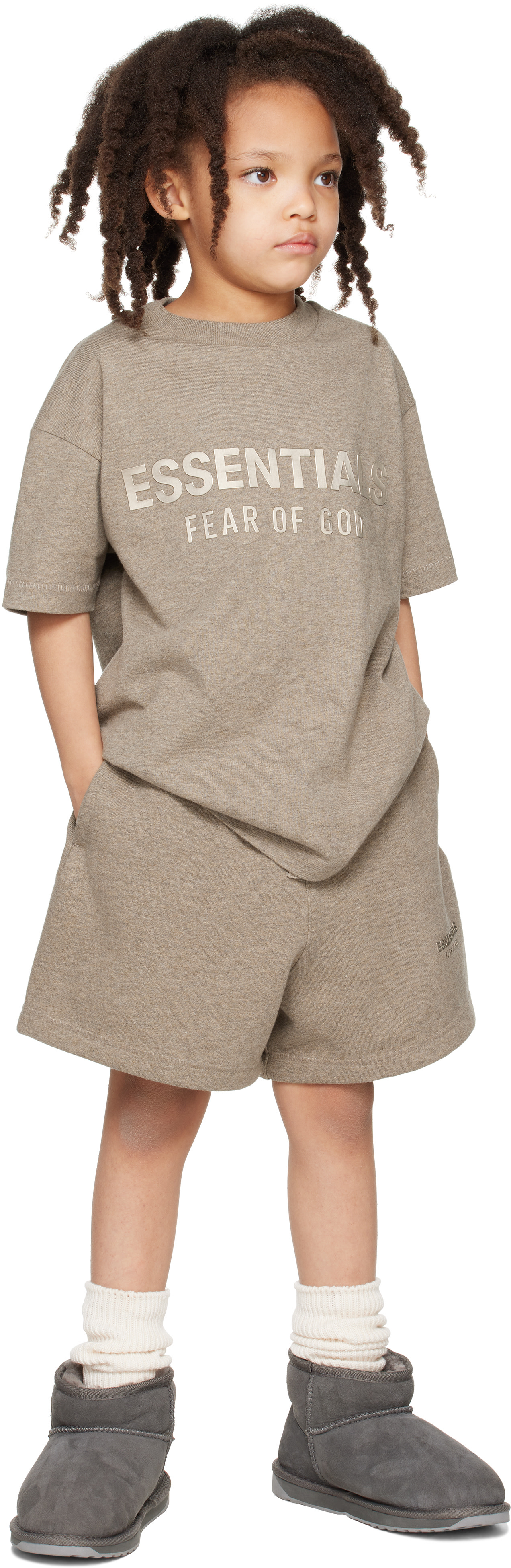 Fear of God ESSENTIALS - キッズ|ブラウン Classic Tシャツ