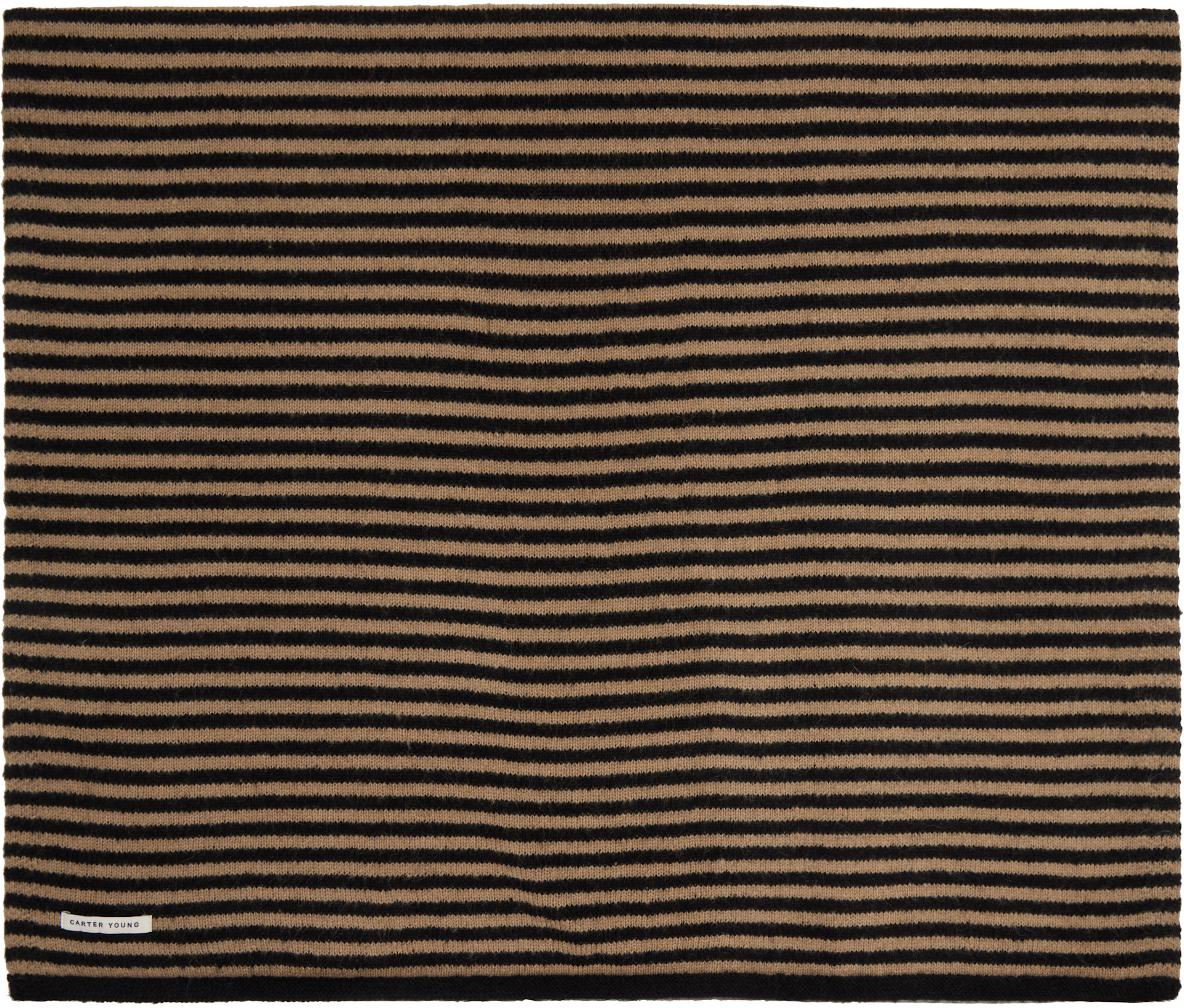 Carter Young - Écharpe Leigh noir et beige