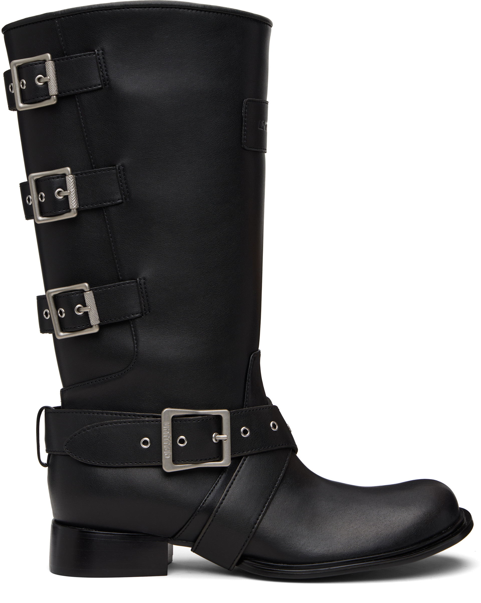untitlab® - Bottes noires à boucles