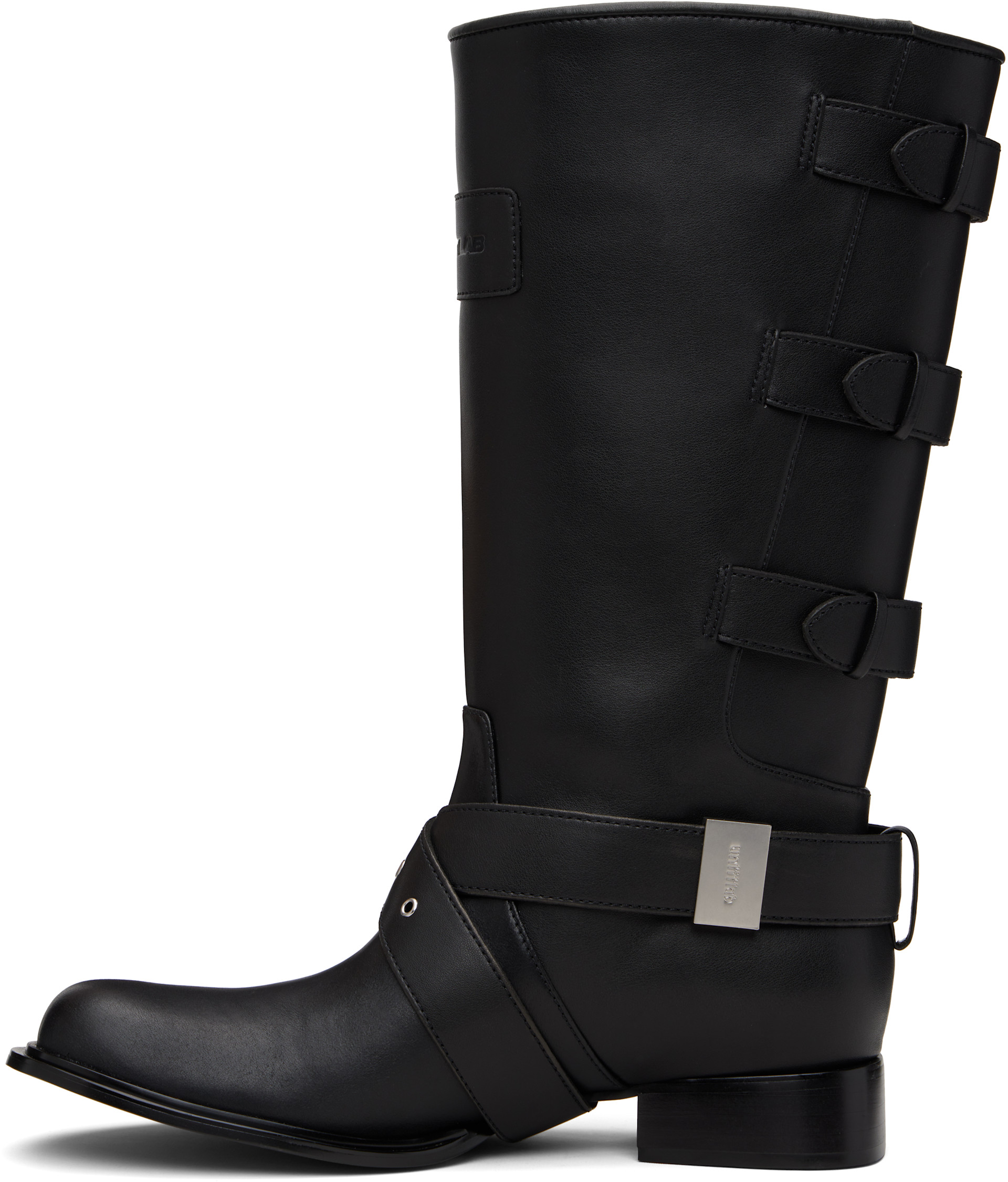 untitlab® - Bottes noires à boucles