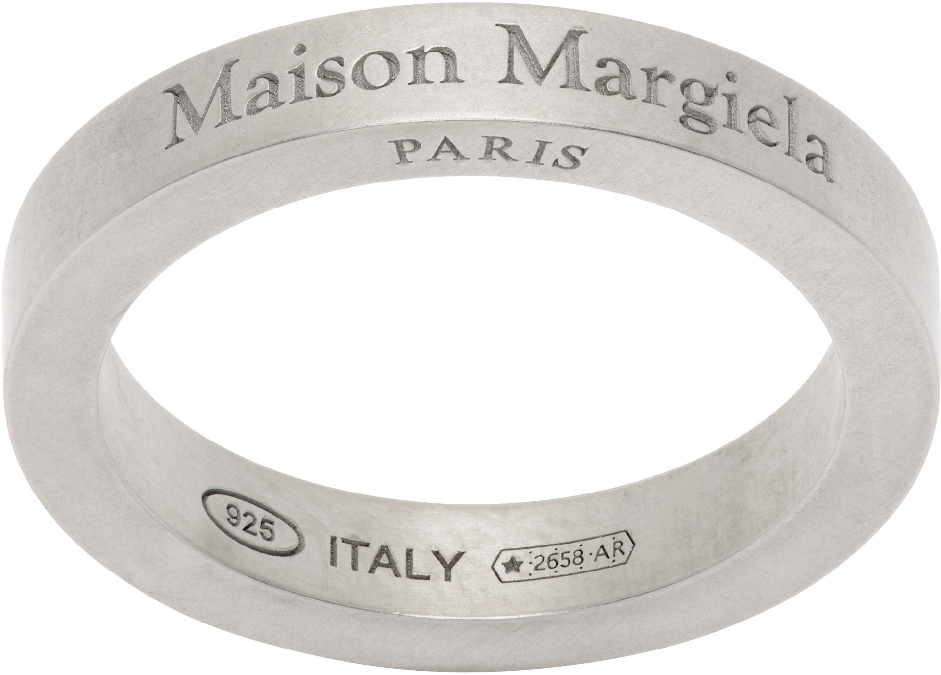 希少　Maison Martin Margiela ring＆bangleset Maison Margiela: Small Arghentia Ring | SSENSE Canada