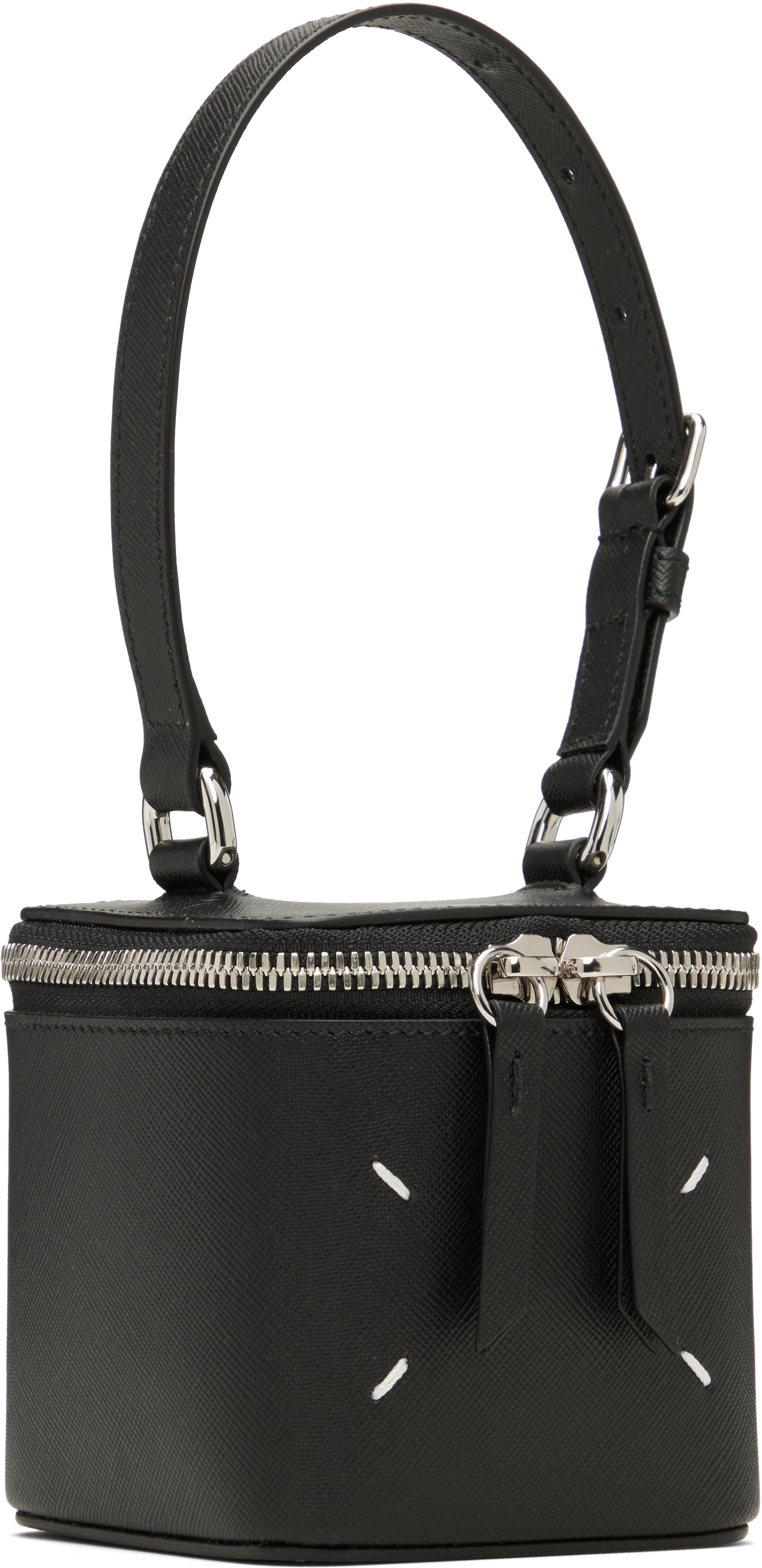 Maison Margiela: Black Mini Box Bag | SSENSE