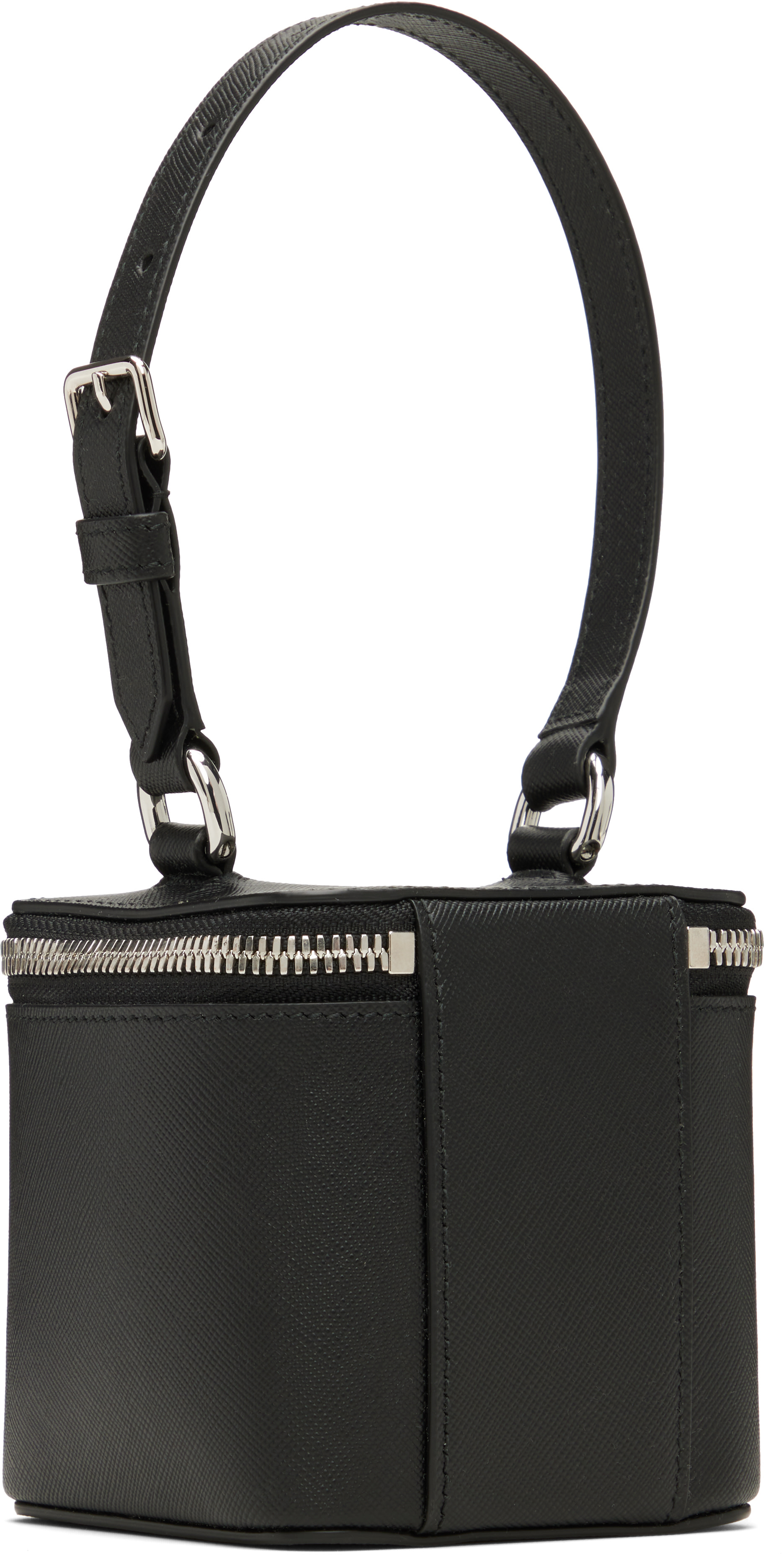 Maison Margiela: Black Mini Box Bag | SSENSE