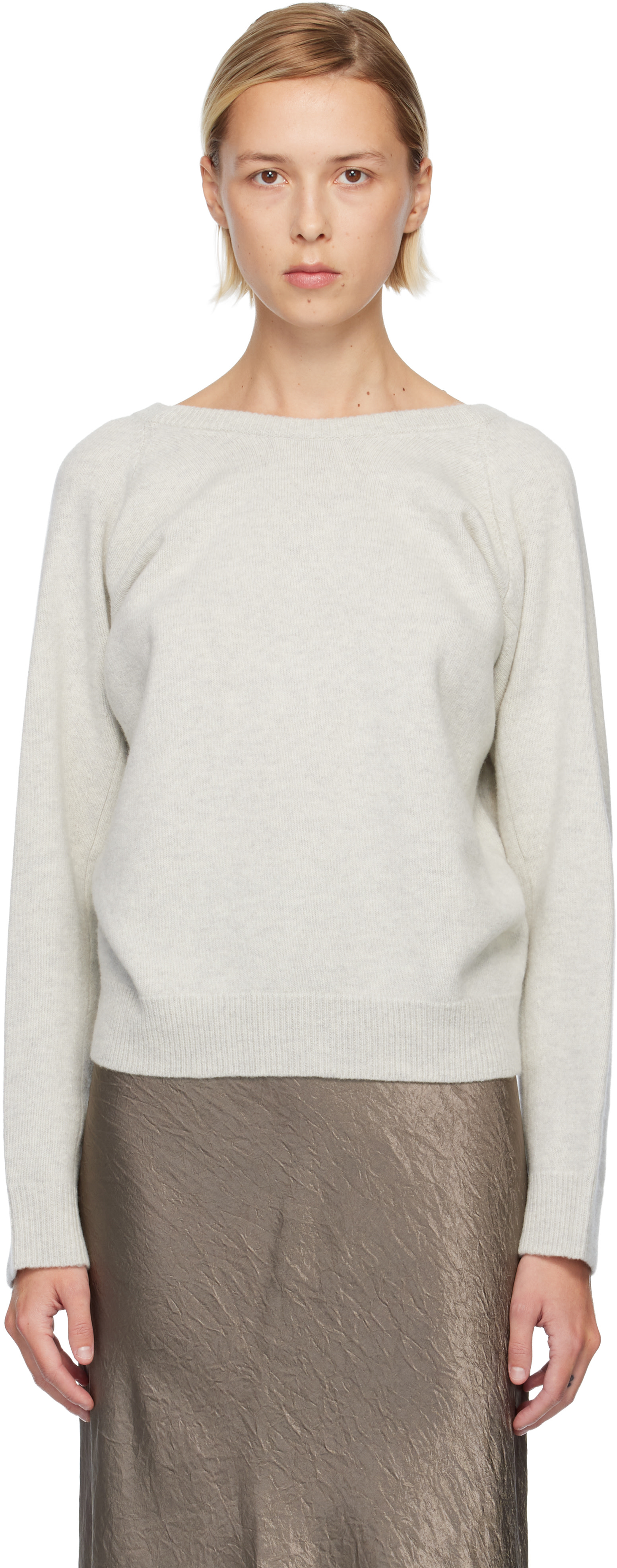 Maison Margiela: グレー ウール ニット セーター | SSENSE 日本