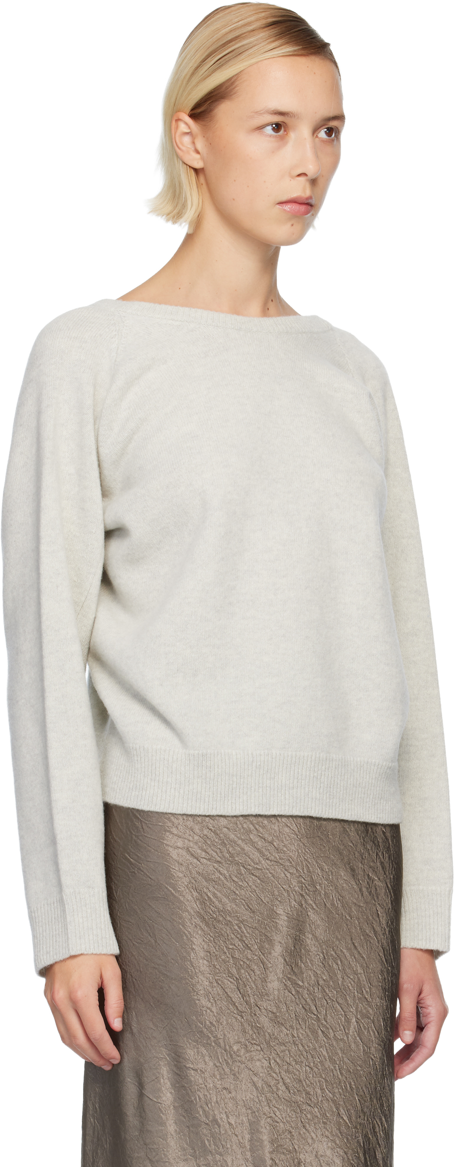 Maison Margiela: グレー ウール ニット セーター | SSENSE 日本