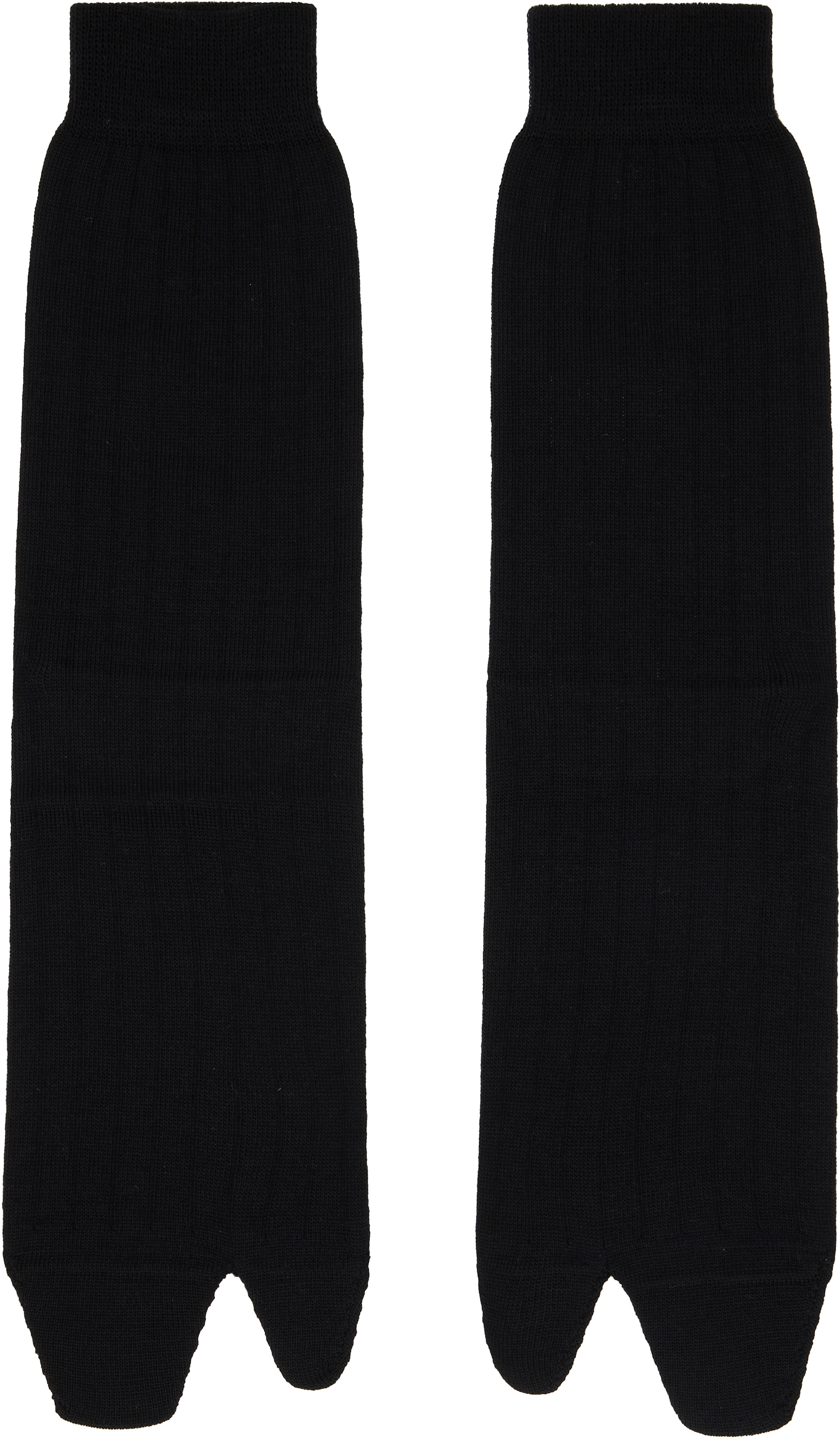 Maison Margiela - ブラック Bootleg Tabi ソックス