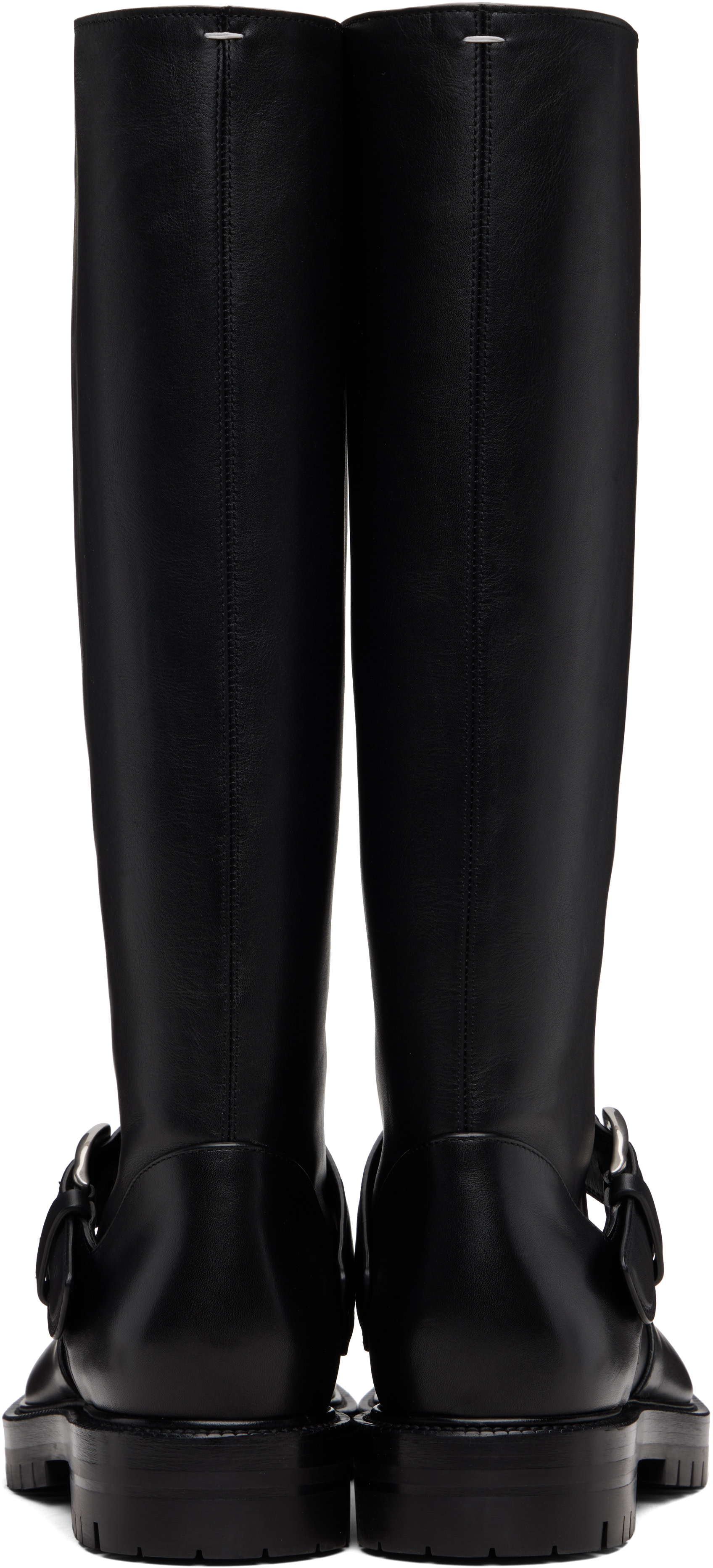 Maison Margiela: ブラック Tabi Country ブーツ | SSENSE 日本