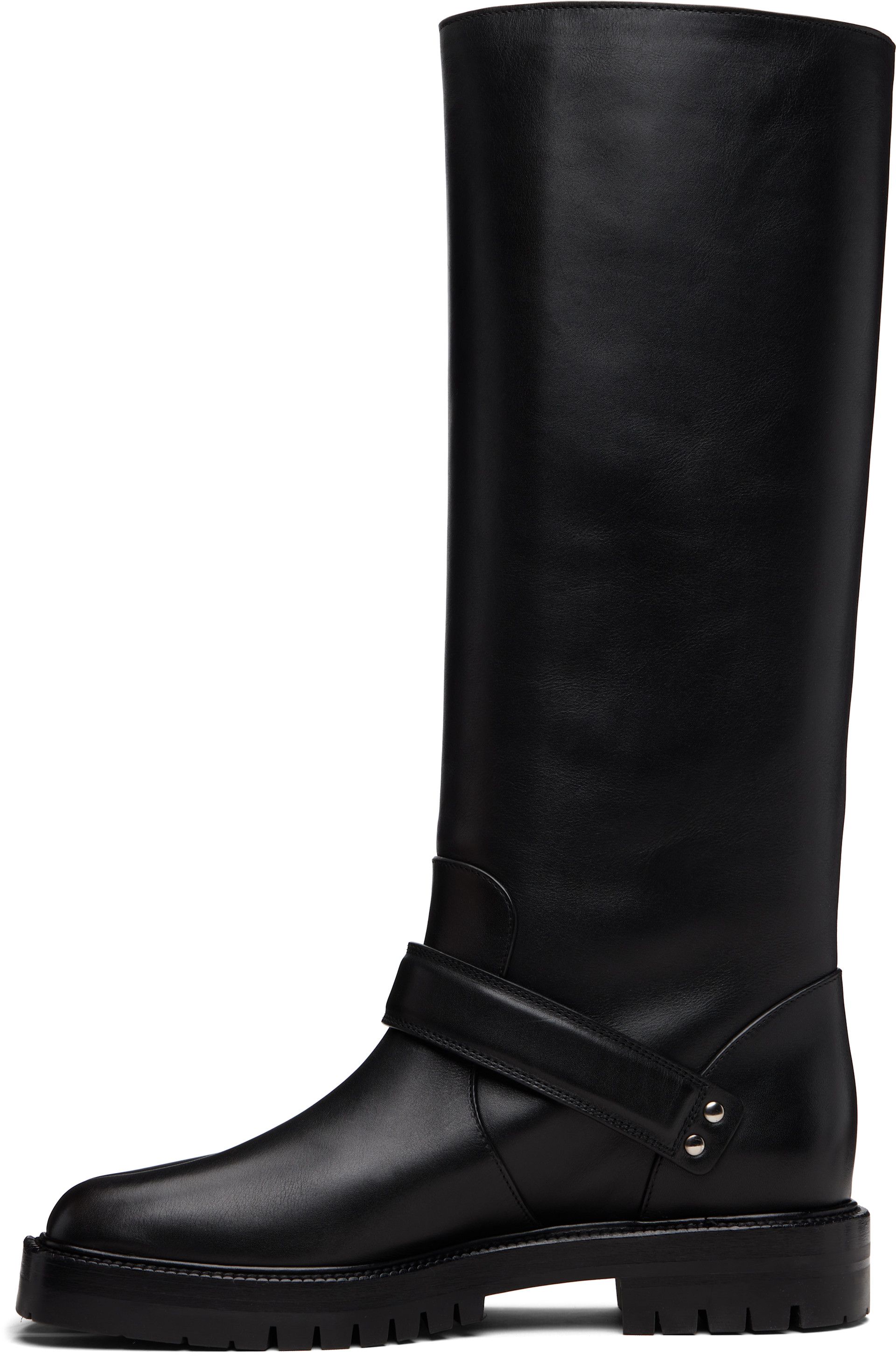 Maison Margiela: ブラック Tabi Country ブーツ | SSENSE 日本