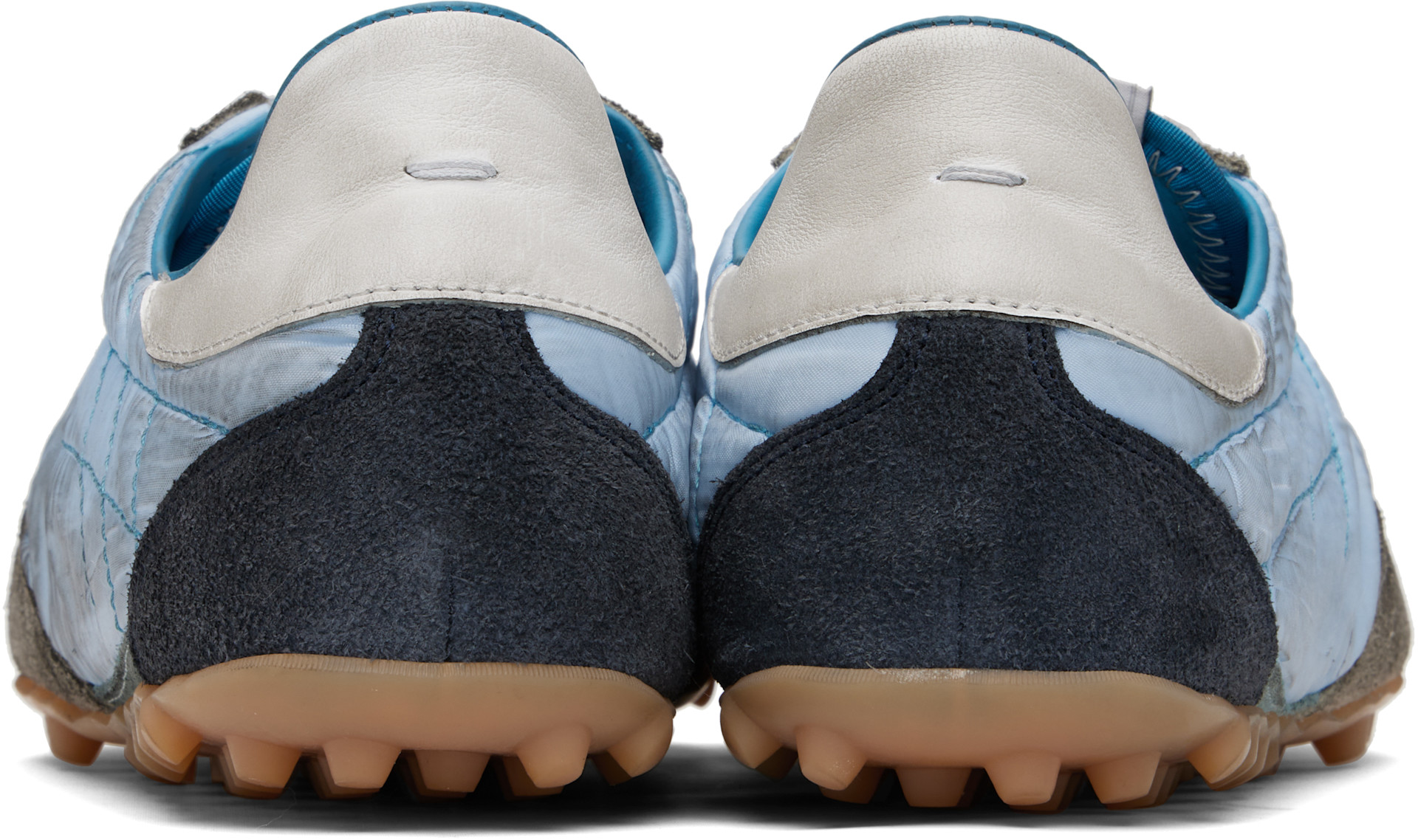 Maison Margiela: Blue Sprinters Sneakers | SSENSE Canada