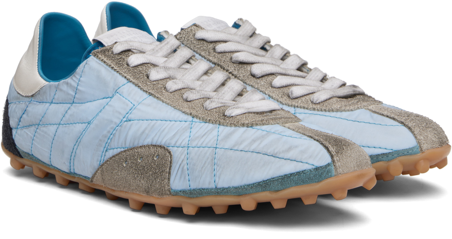 Maison Margiela: Blue Sprinters Sneakers | SSENSE