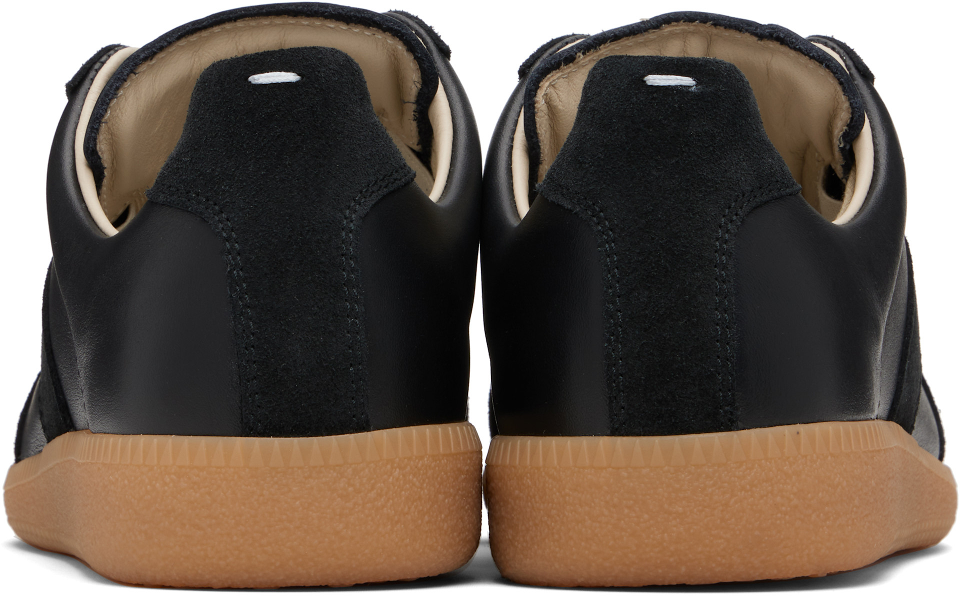 Maison Margiela: ブラック Replica スニーカー | SSENSE 日本