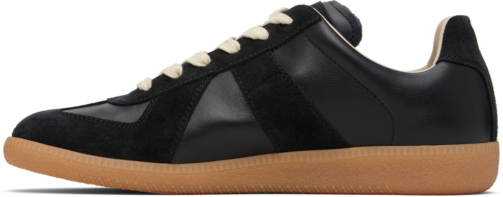 Maison Margiela: ブラック Replica スニーカー | SSENSE 日本
