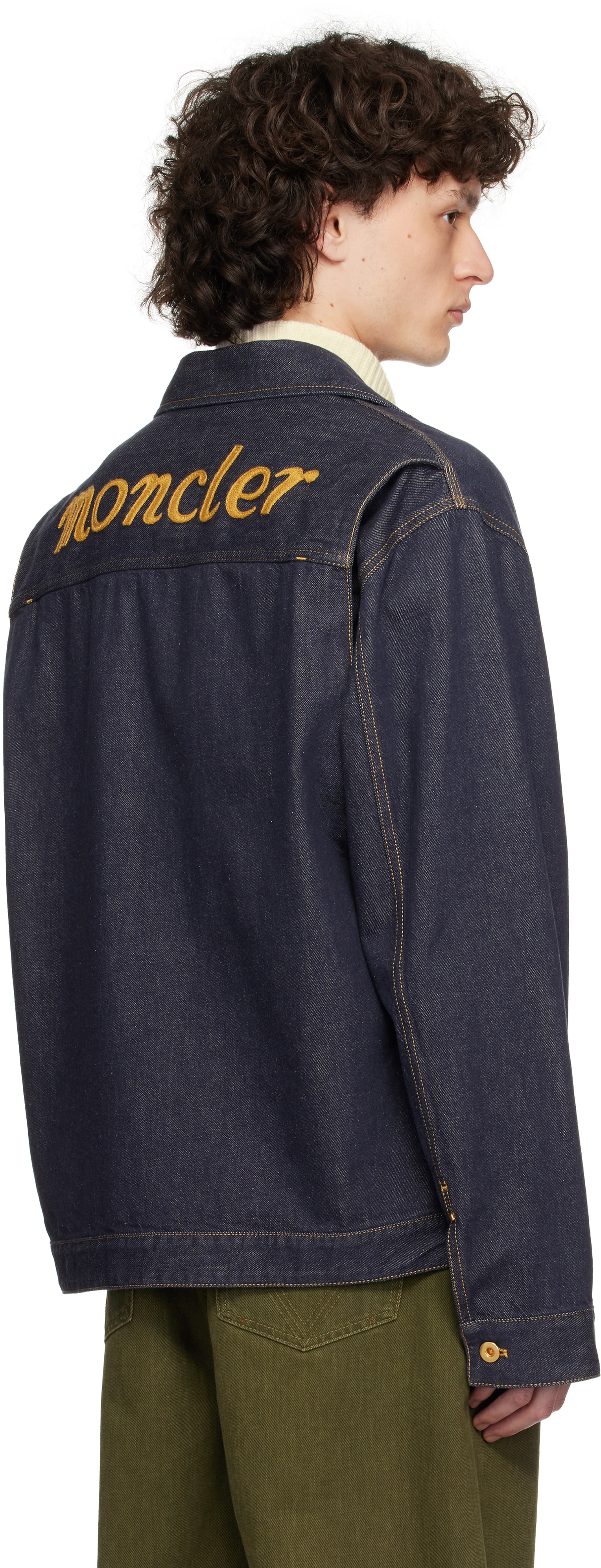 NIGO デニムジャケット size46 Moncler Genius: Mercedes-Benz by NIGO ネイビー Nepit デニム