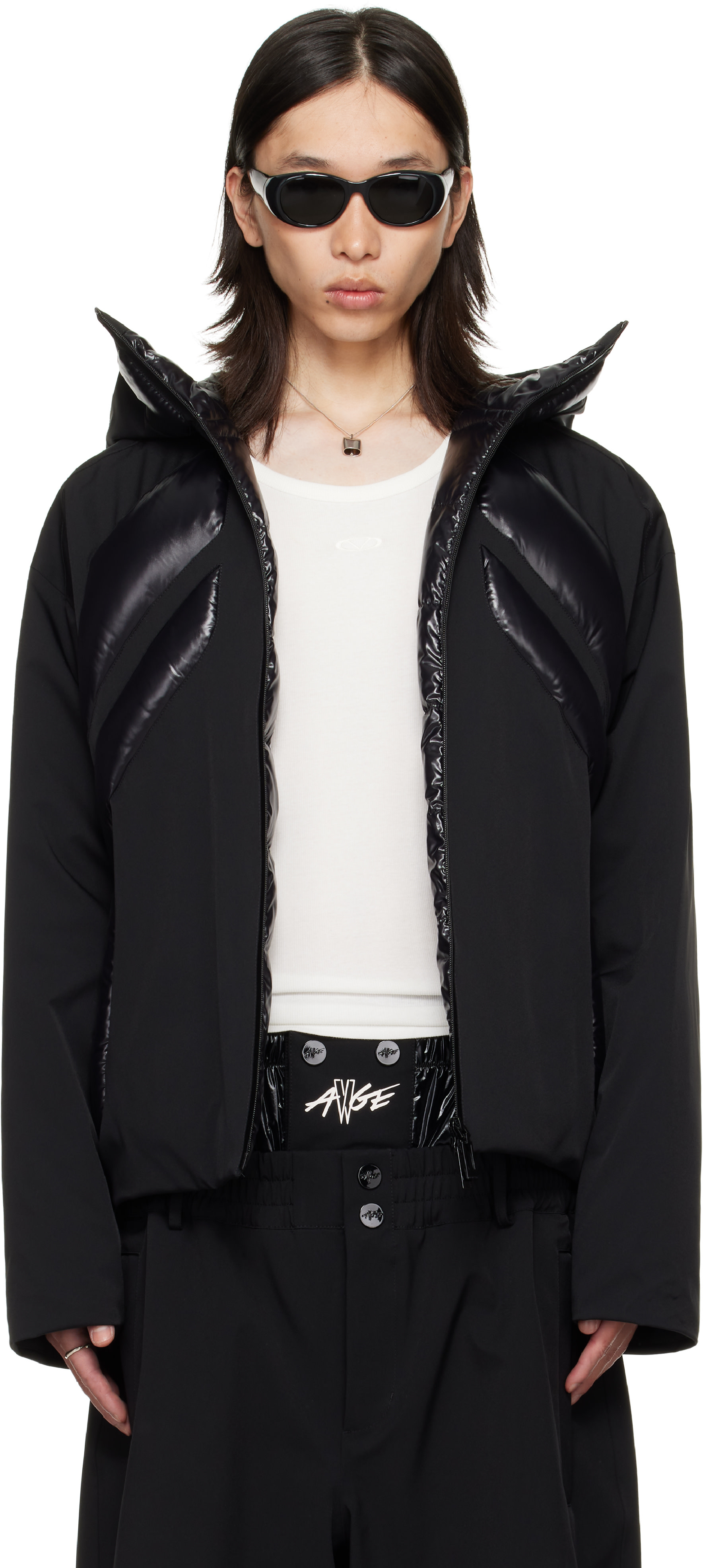 Moncler Genius: Moncler x A$AP Rocky Black Jumquat Down Jacket