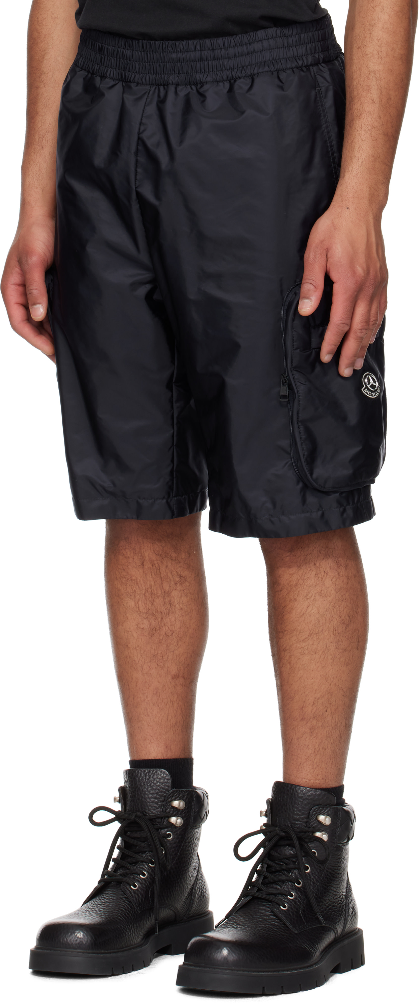Moncler Genius: Mercedes-Benz by NIGO ネイビー バミューダショーツ 