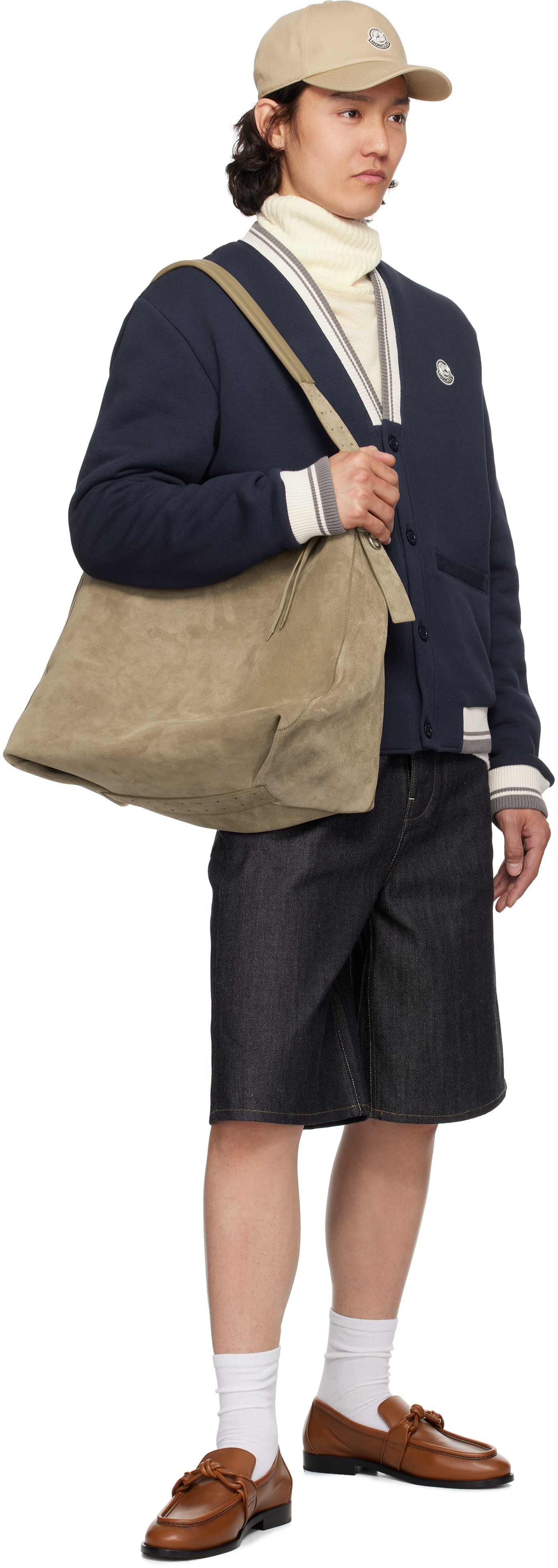 K*e様 MONCLER x FRGMT CARDIGAN Sサイズ Moncler Genius: Mercedes-Benz by NIGO Navy Sweatshirt Cardigan
