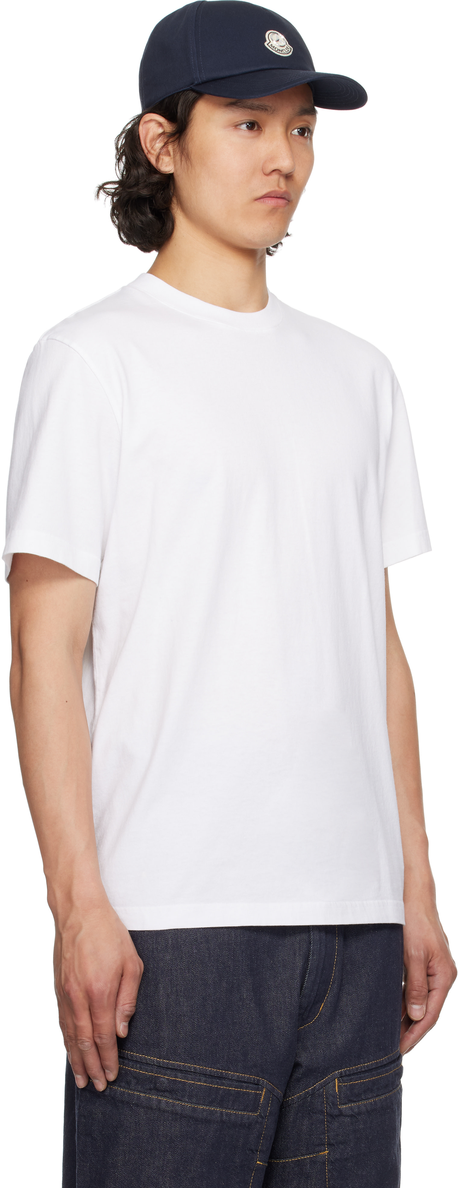 Moncler Genius: Mercedes-Benz by NIGO White Crewneck T-shirt | SSENSE