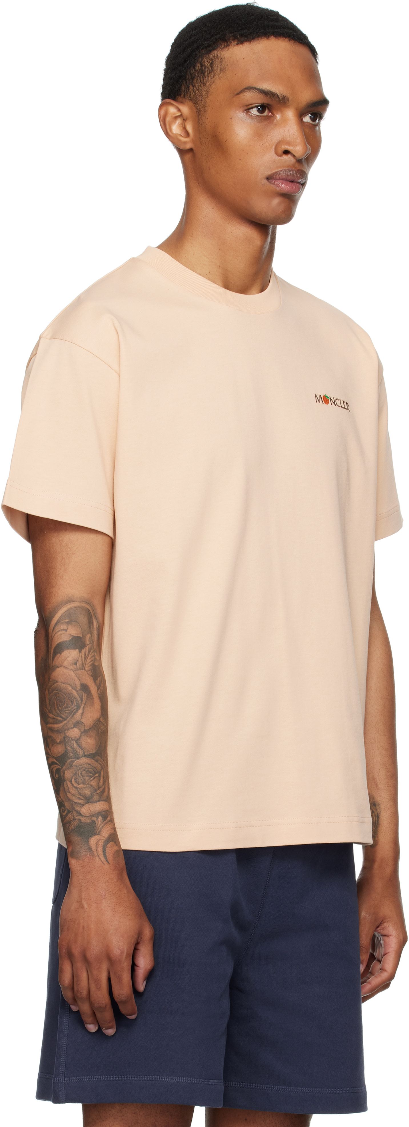 Moncler Genius: Moncler x Gilga Farm Orange Short Sleeve T-shirt