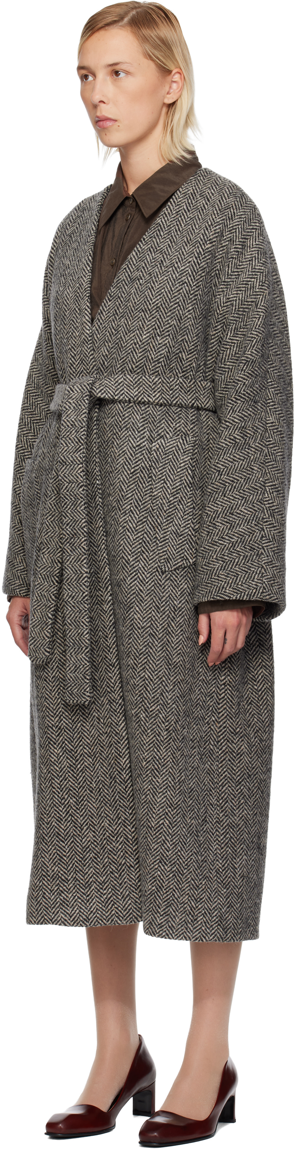 Weekend Max Mara: グレー Zenica コート | SSENSE 日本