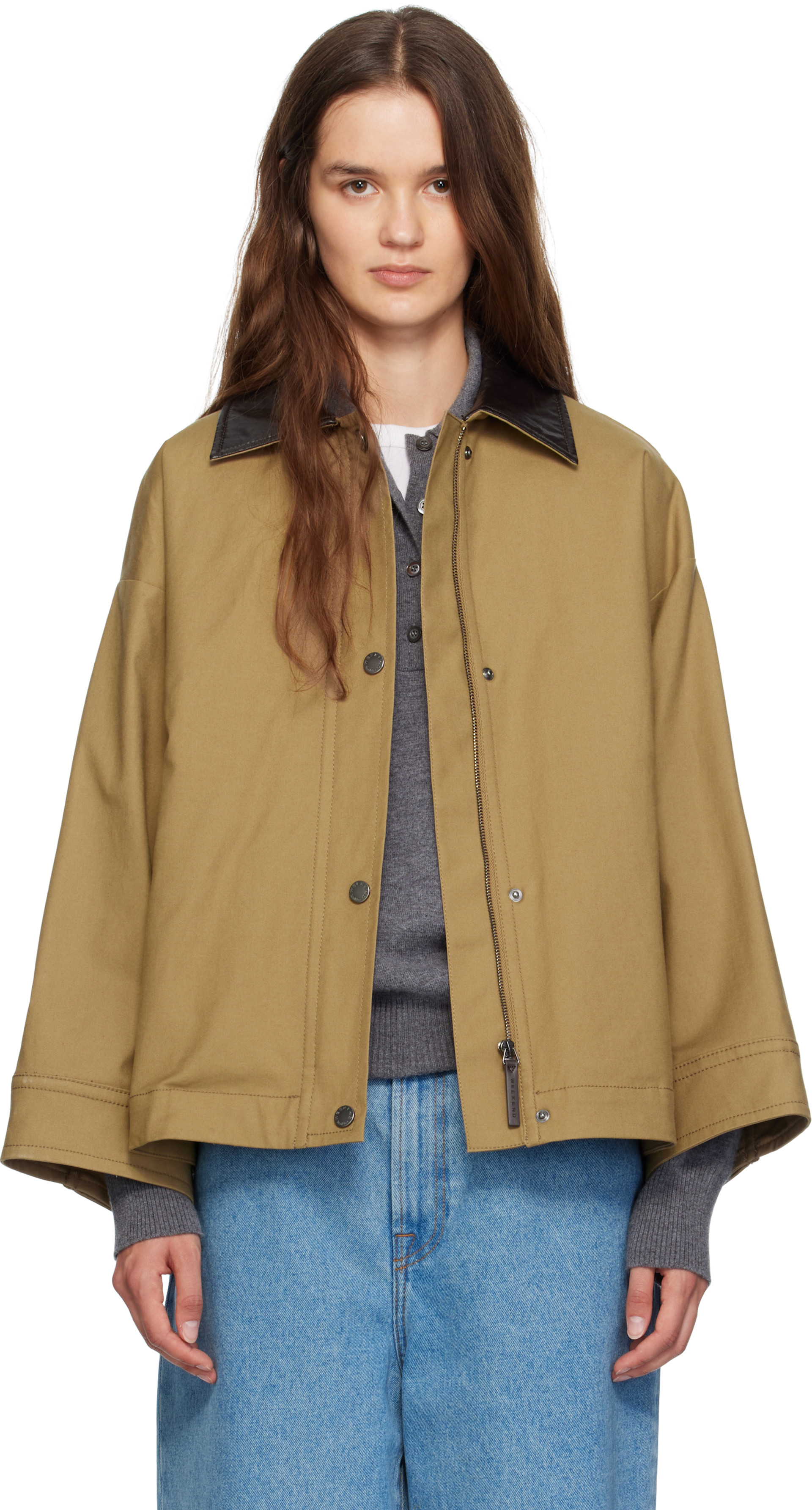 Weekend Max Mara - タン Dorema ジャケット