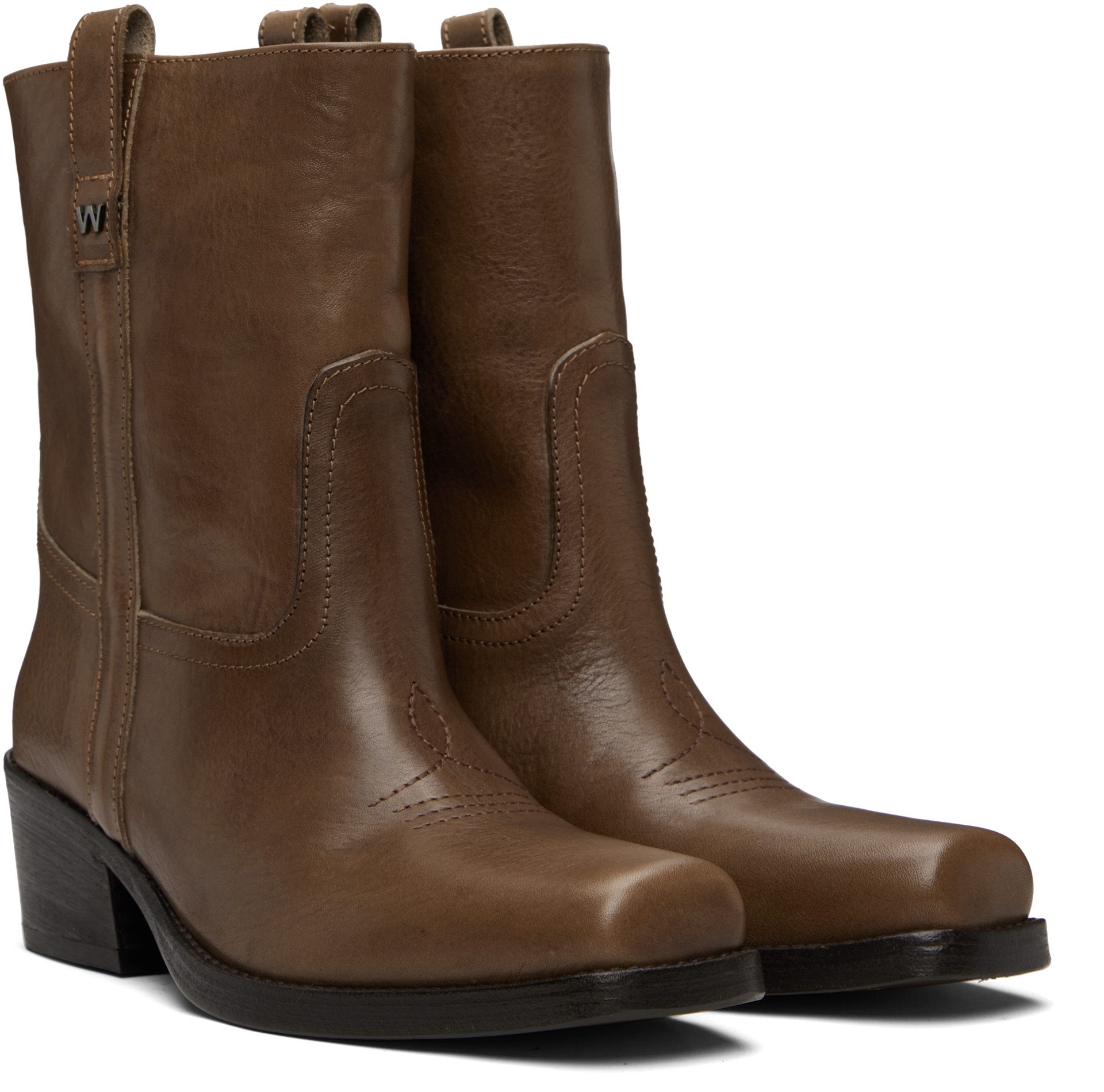 Weekend Max Mara - Bottes Ranch brunes