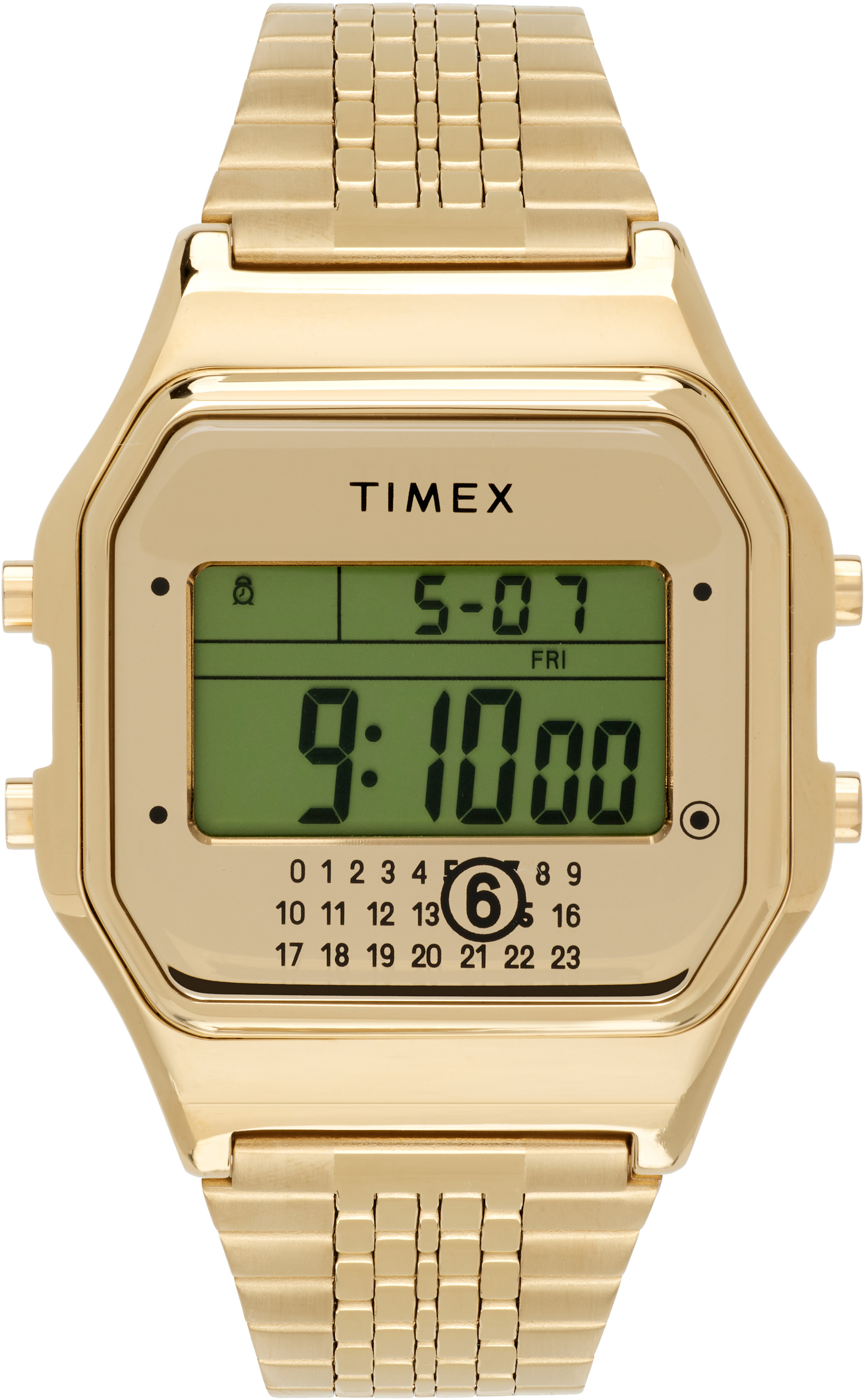 MM6 Maison Margiela: Gold Timex Edition T80 Watch & Bracelet Gift MM6 Maison Margiela: Gold Timex Edition T80 Watch & Bracelet Gift