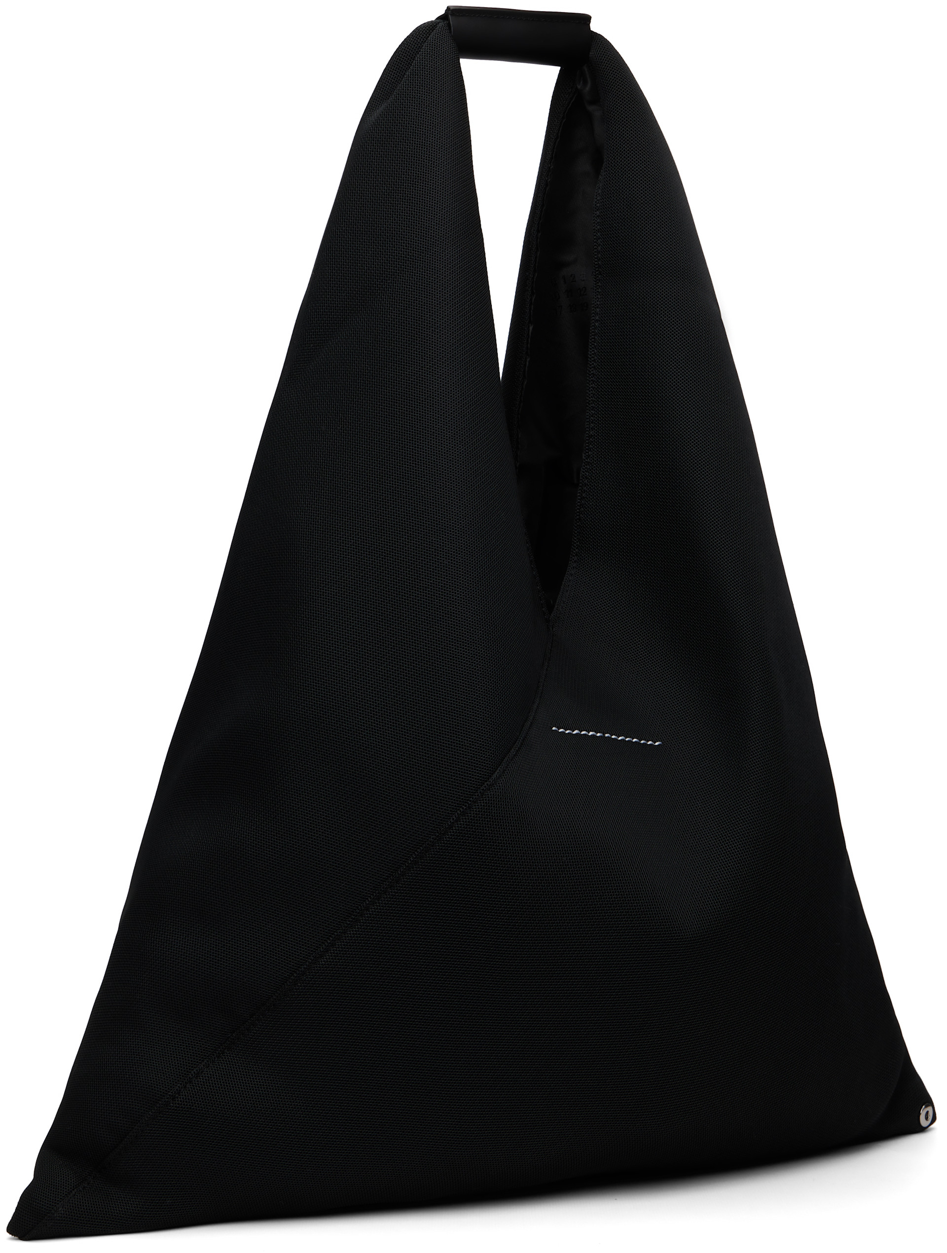 MM6 Maison Margiela: ブラック トライアングルトート | SSENSE 日本