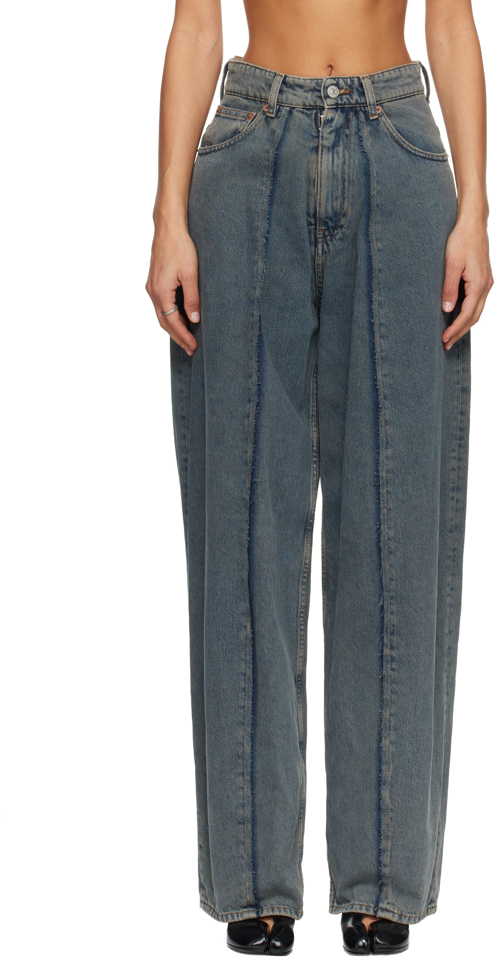 MM6 Maison Margiela - Jean ample gris