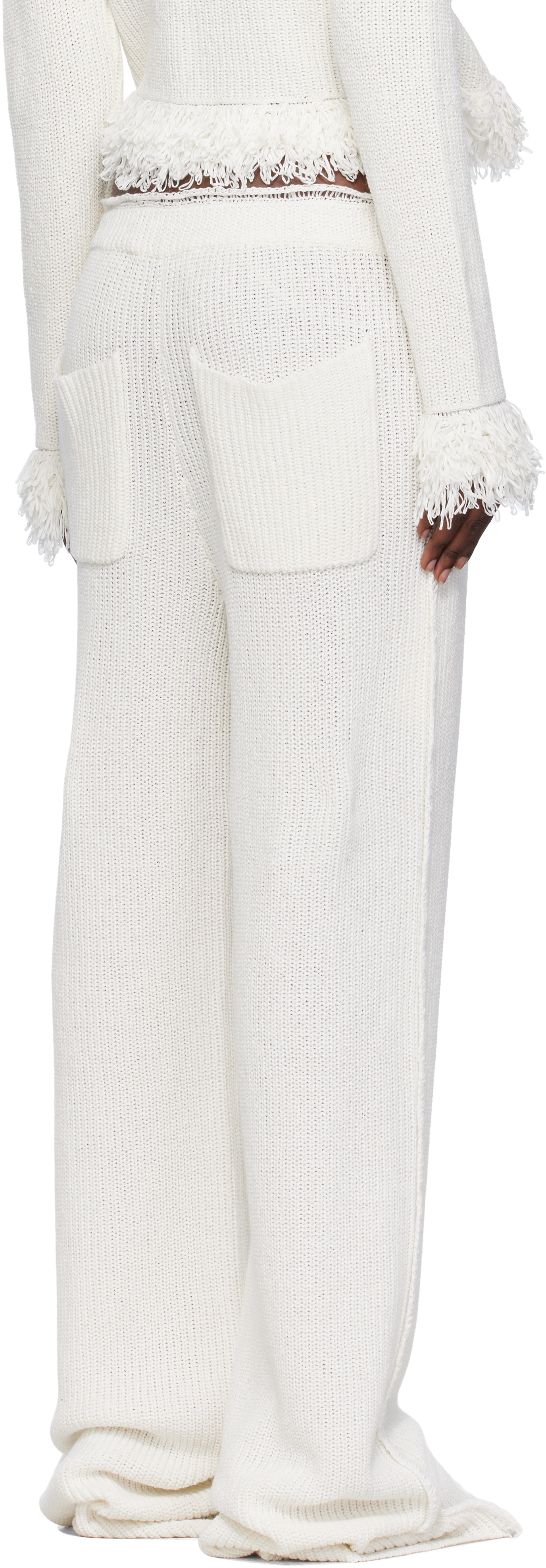 Aya Muse - Pantalon Mello blanc