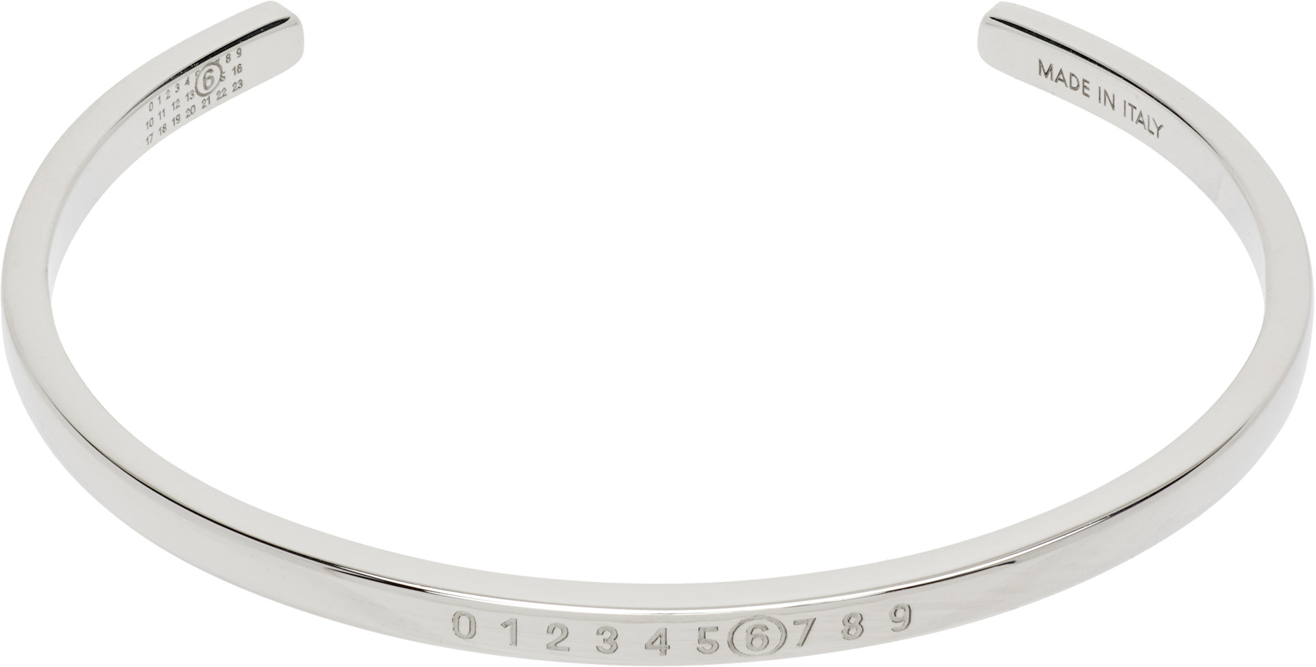 MM6 Maison Margiela: Minimal Logo Bracelet | SSENSE