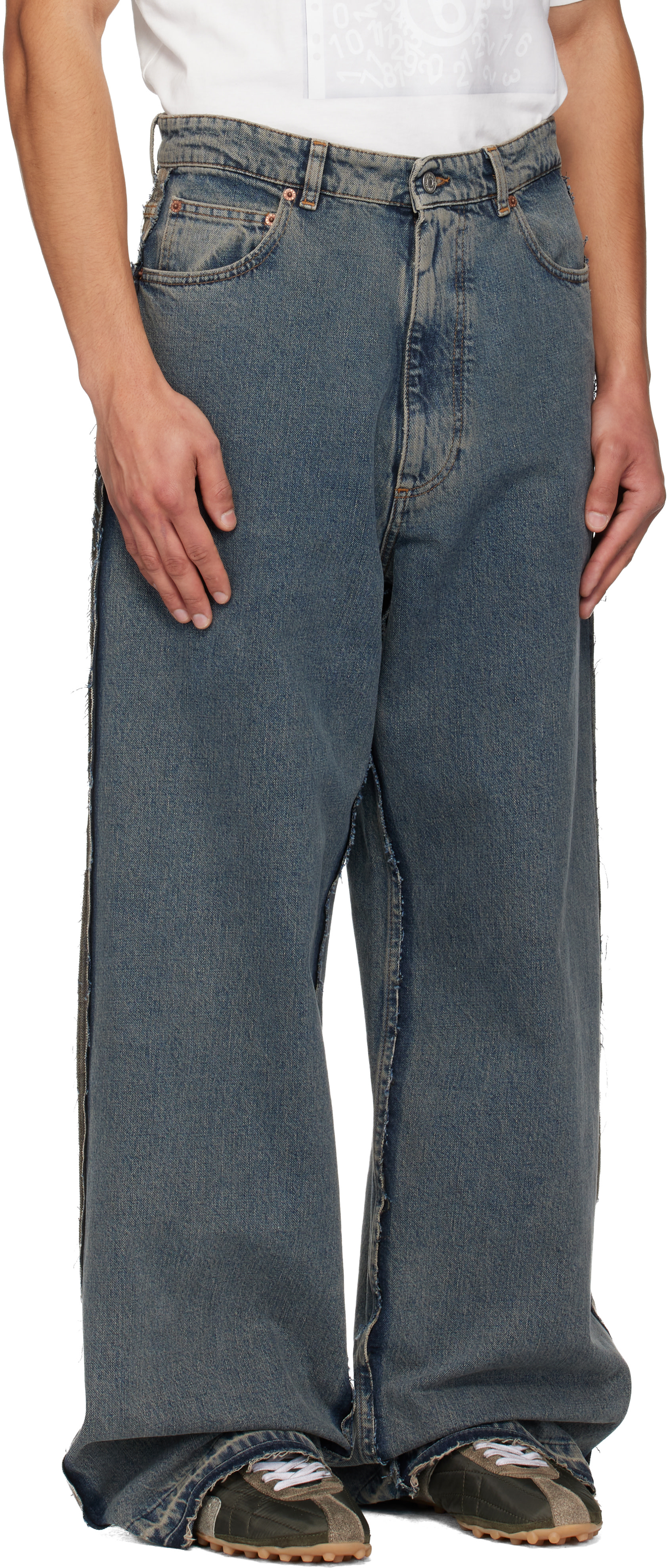 MM6 Maison Margiela - Jean ample bleu