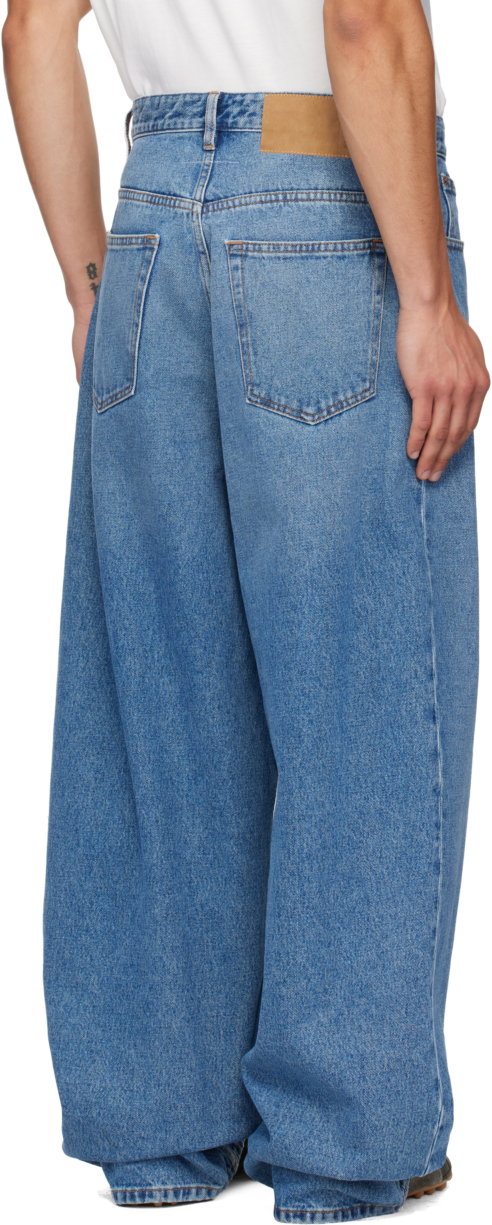 MM6 Maison Margiela - Jean ample bleu