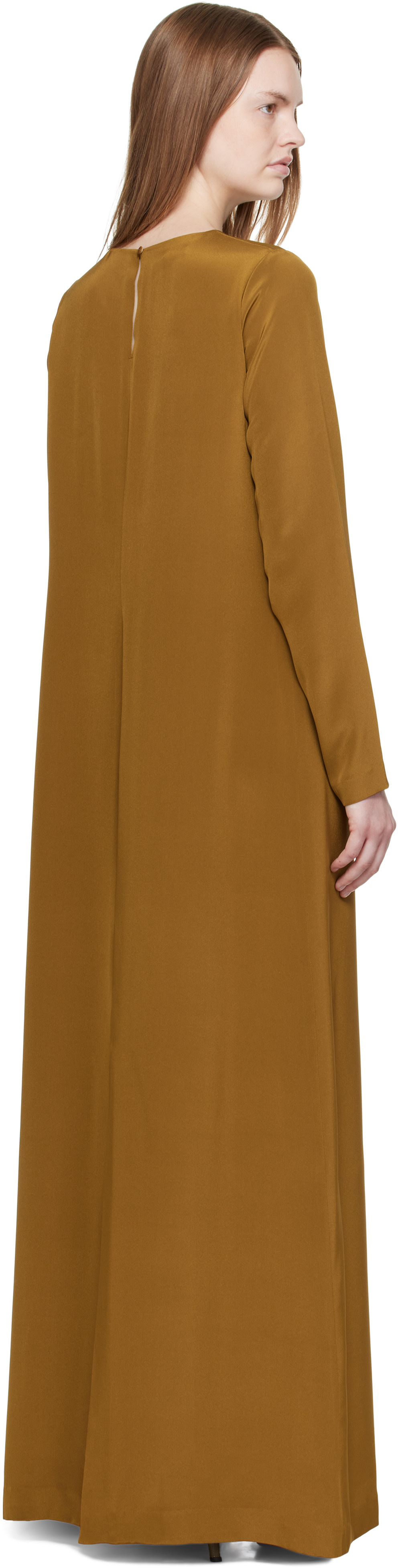 La Collection - Robe longue Beatrice brun clair