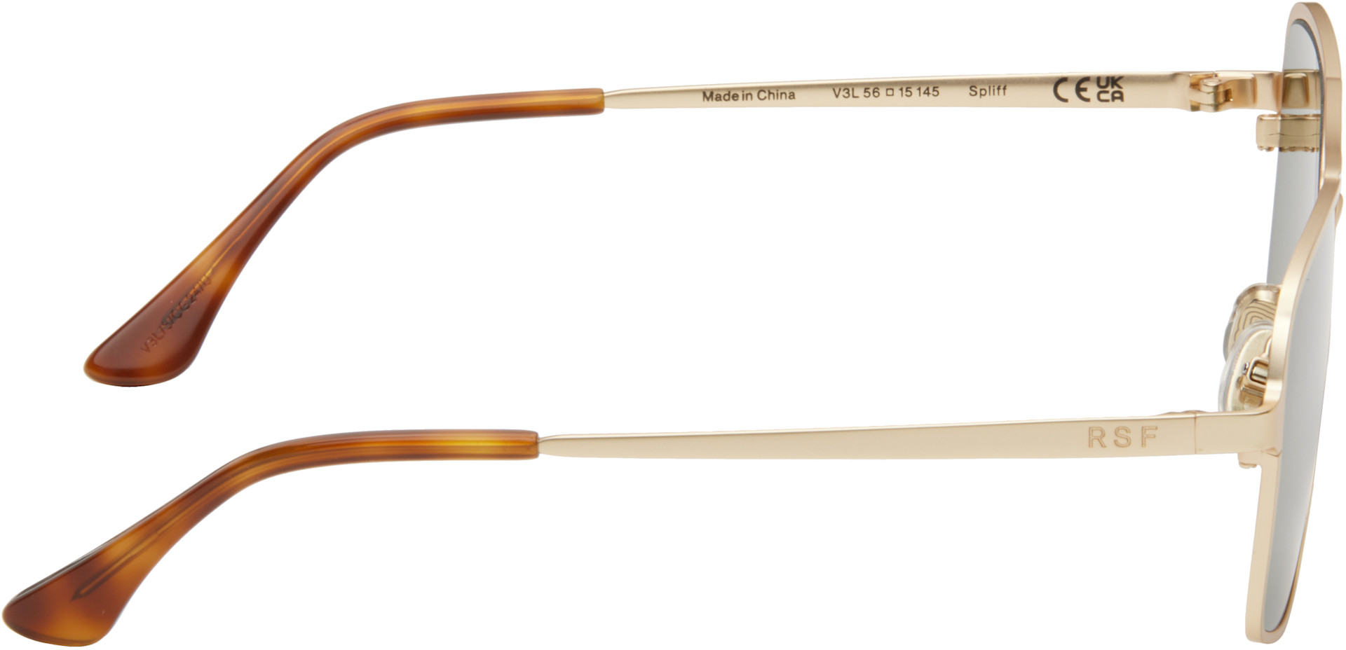 RETROSUPERFUTURE - Gold Spliff Sunglasses