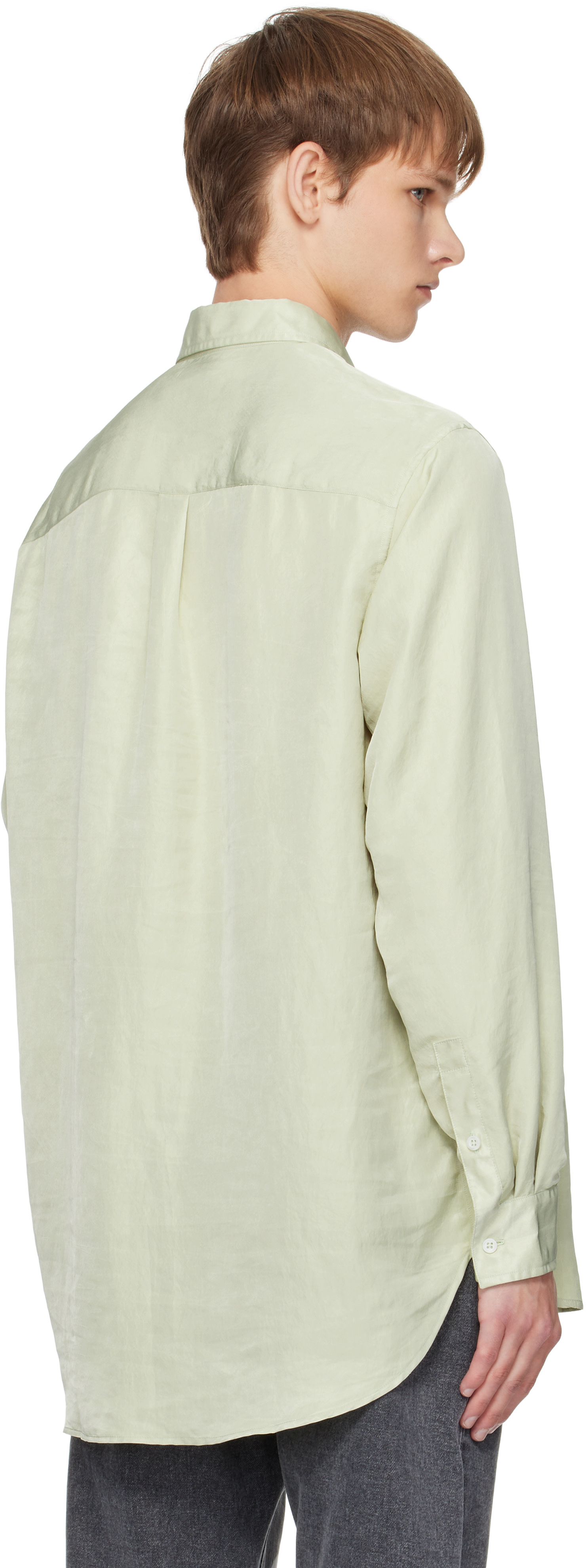 FORMA - Green Fluid Pocket Shirt