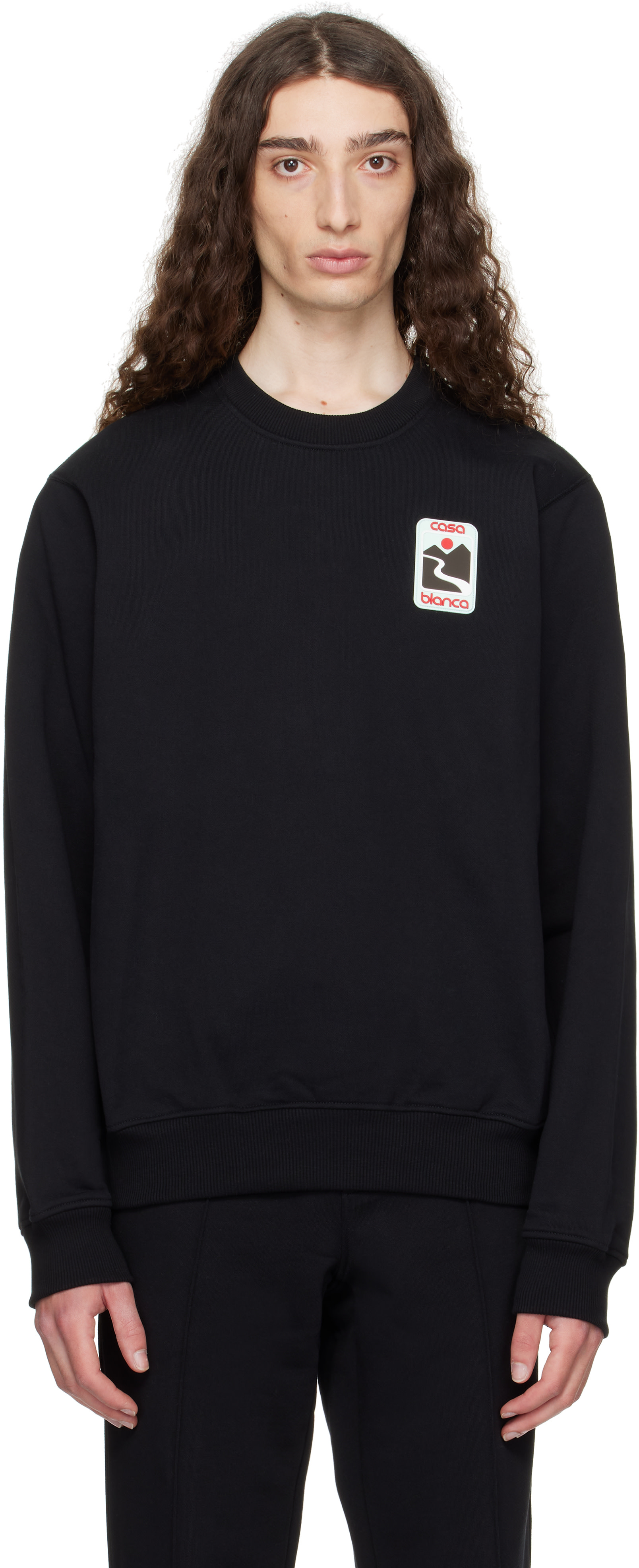 Casablanca: Black Sunset Valley Sweatshirt | SSENSE