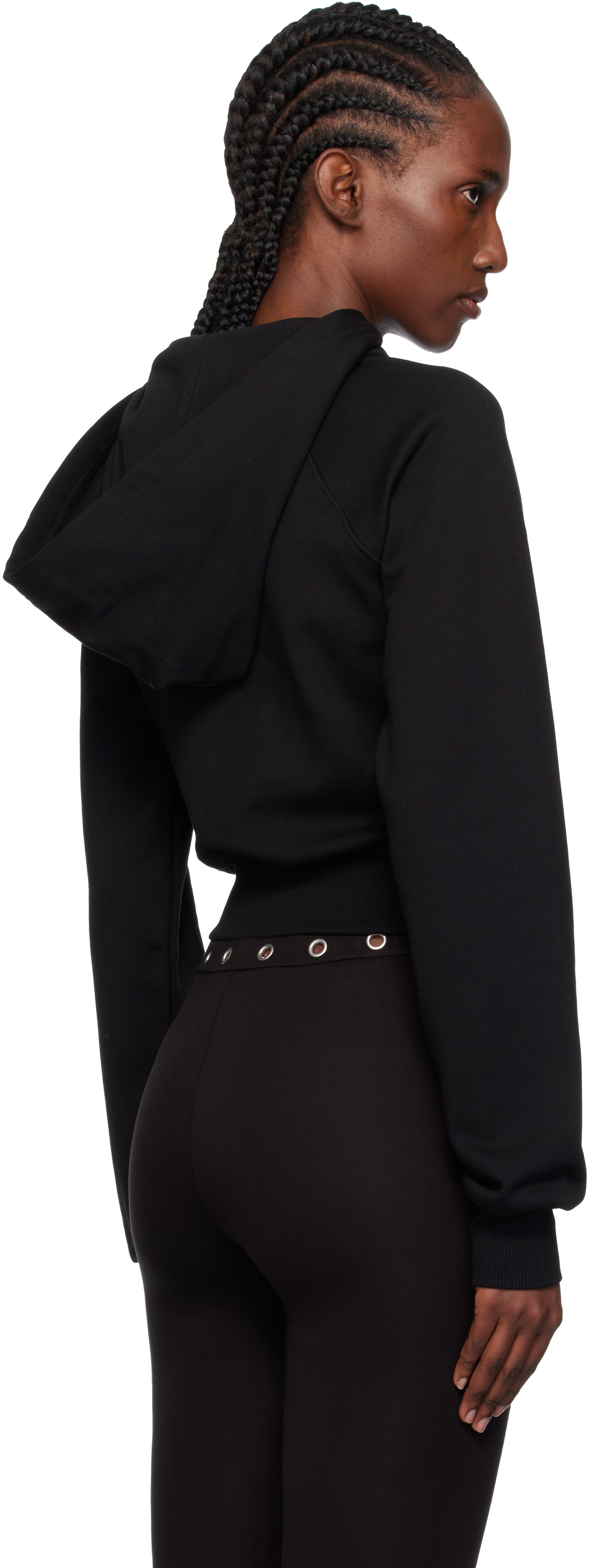 Versace Jeans Couture - Pull à capuche noir à logo