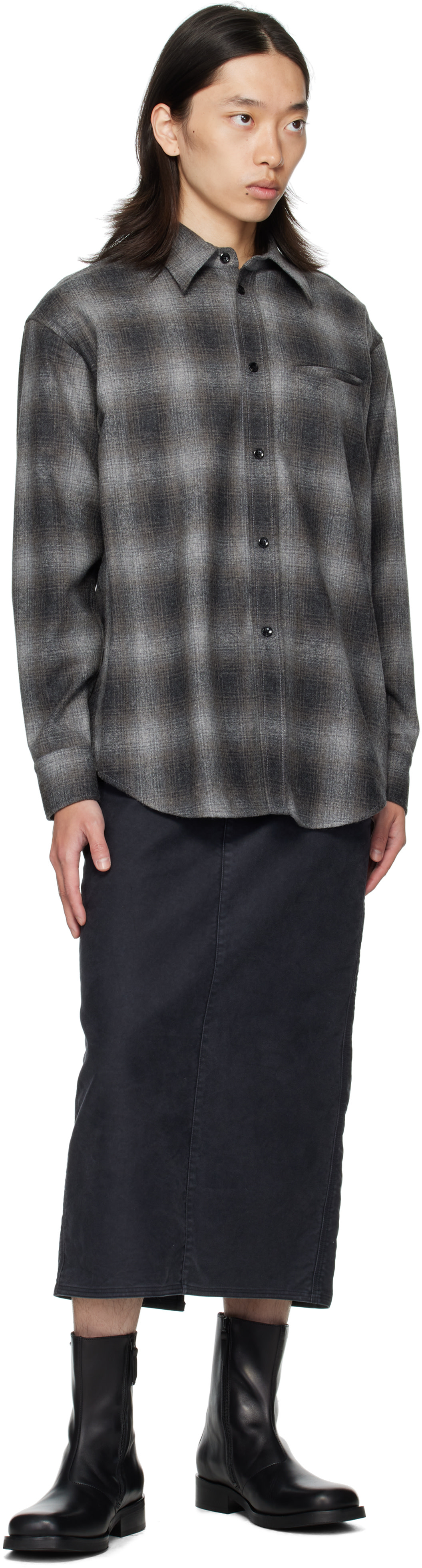 OUAT - Chemise Office grise