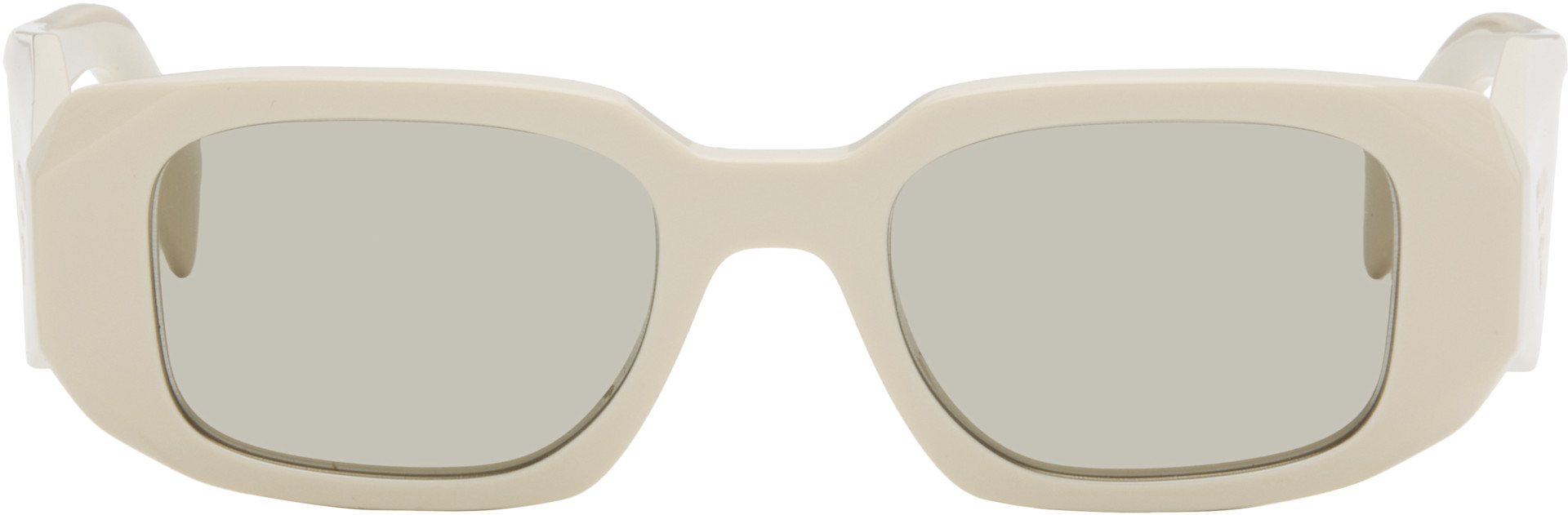 Prada Eyewear - 베이지 프라다 심볼 선글라스