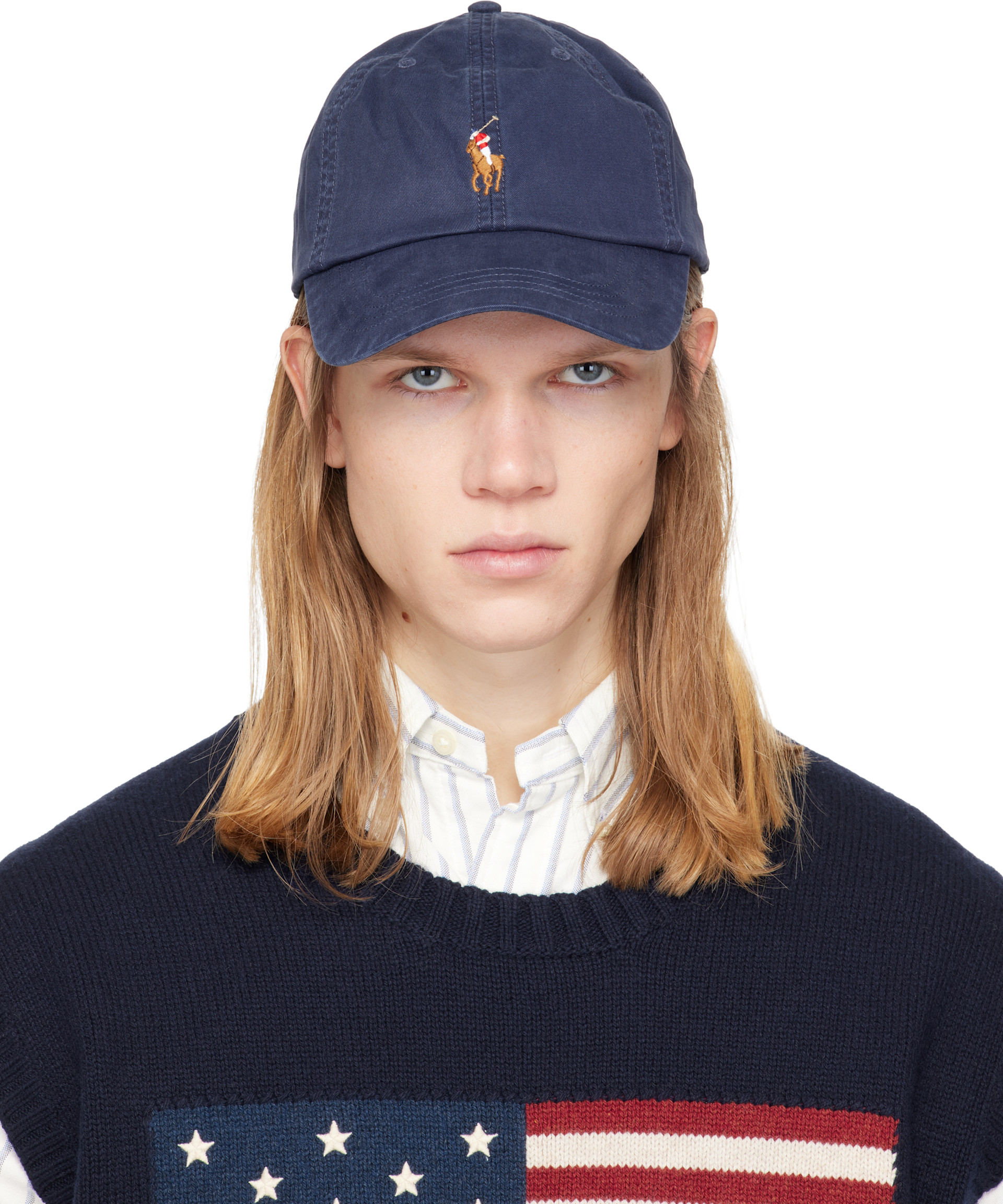 Polo by Ralph Lauren 6パネルコットンキャップ 生成 RRL RRL コットンキャンバス 6パネルキャップ レザーストラップ | SOLD