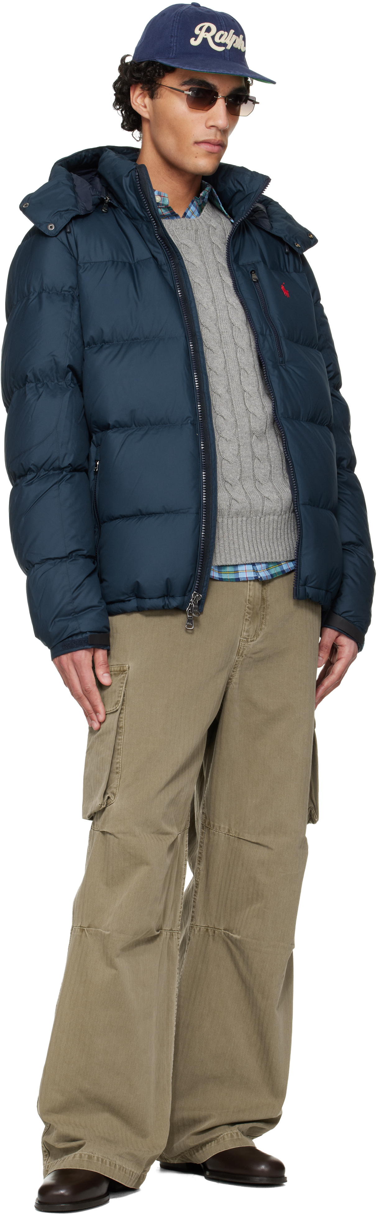 Polo Ralph Lauren: Navy 'The Gorham' Down Jacket | SSENSE