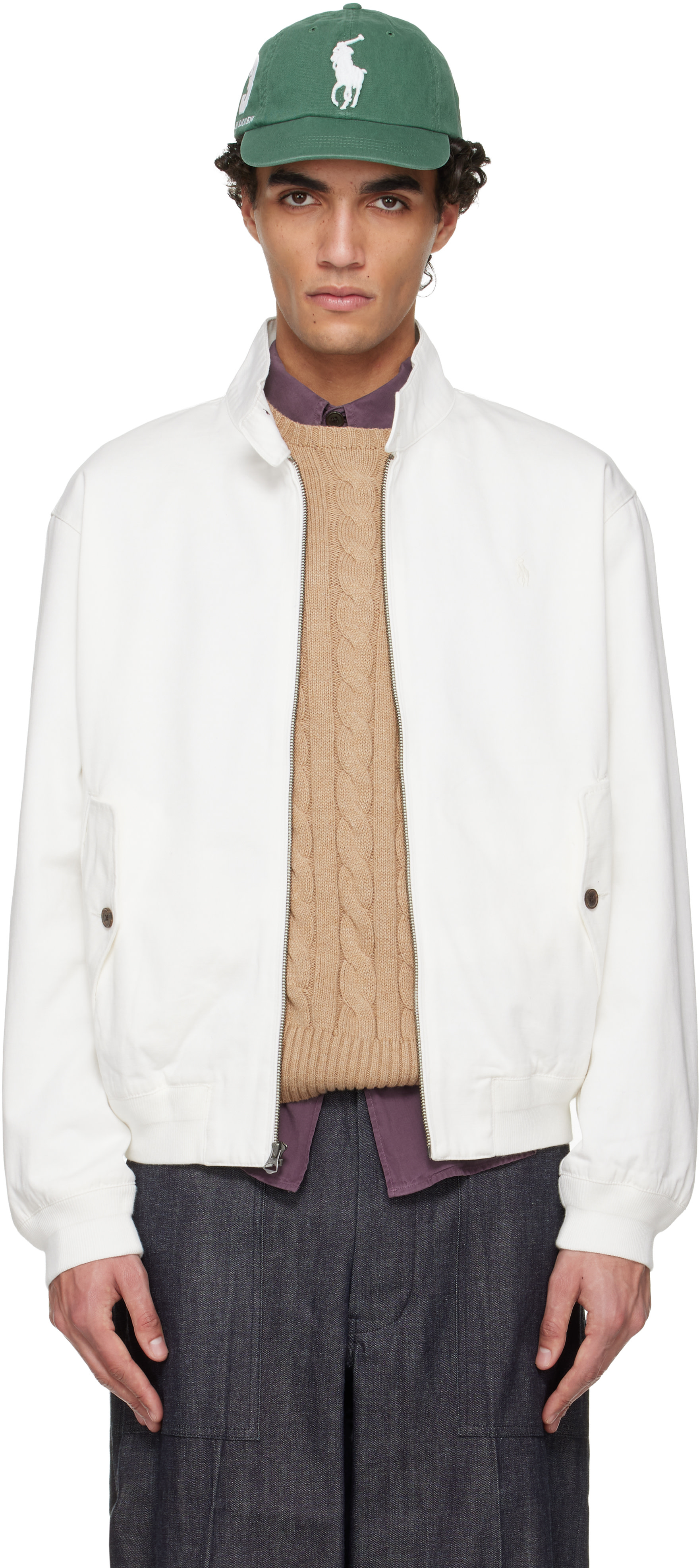 【新品】Polo Ralph Lauren 白 ジャケット Polo Ralph Lauren: White Montauk Chino Jacket | SSENSE
