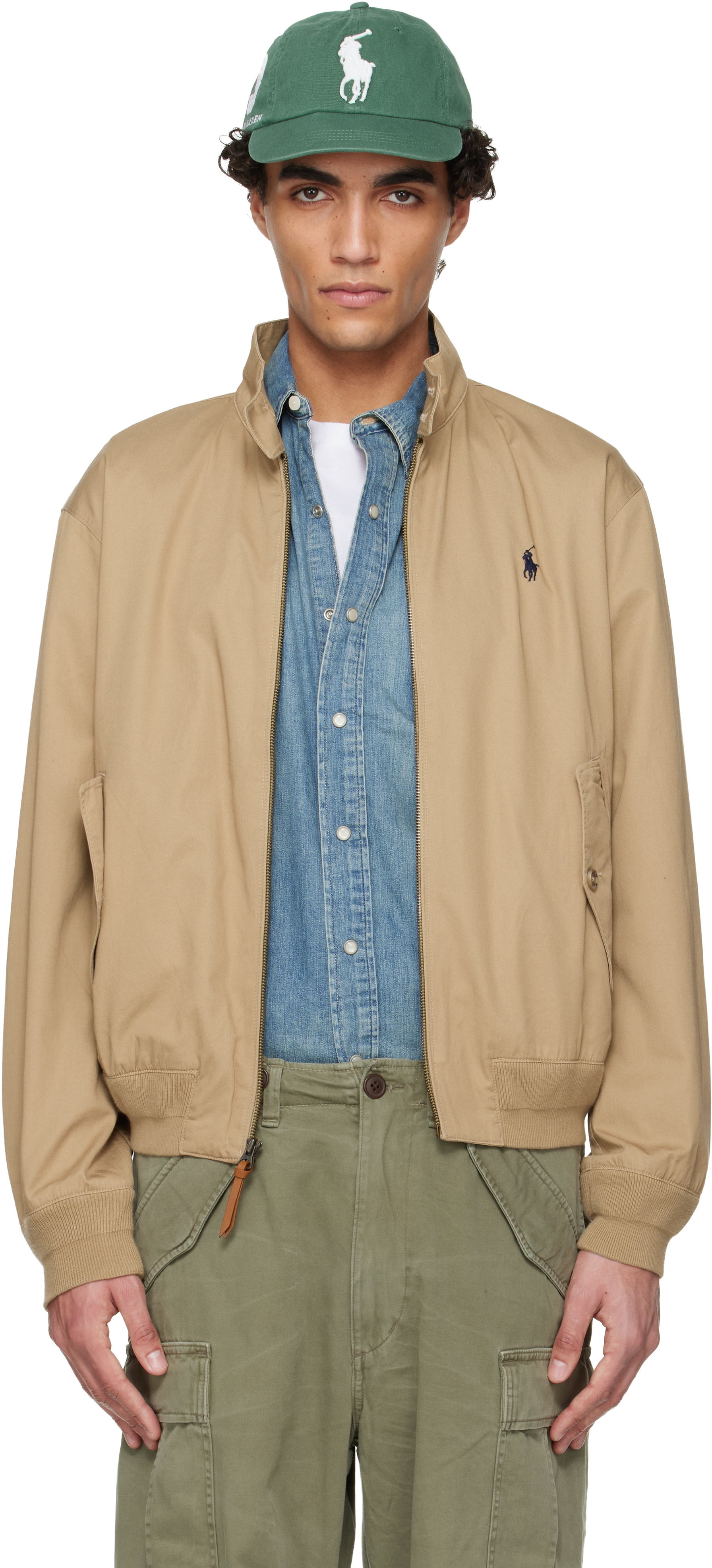 Polo Ralph Lauren: Beige 'The Bedford Twill' Jacket | SSENSE