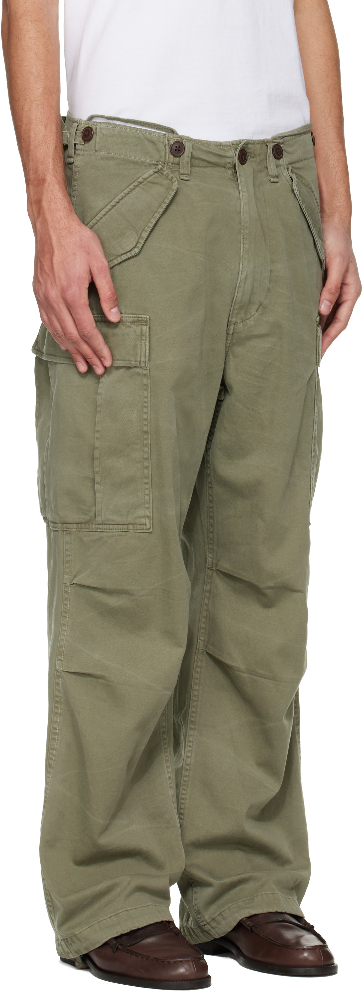 Polo Ralph Lauren: Khaki 'The Big Cargo' Pants | SSENSE Canada
