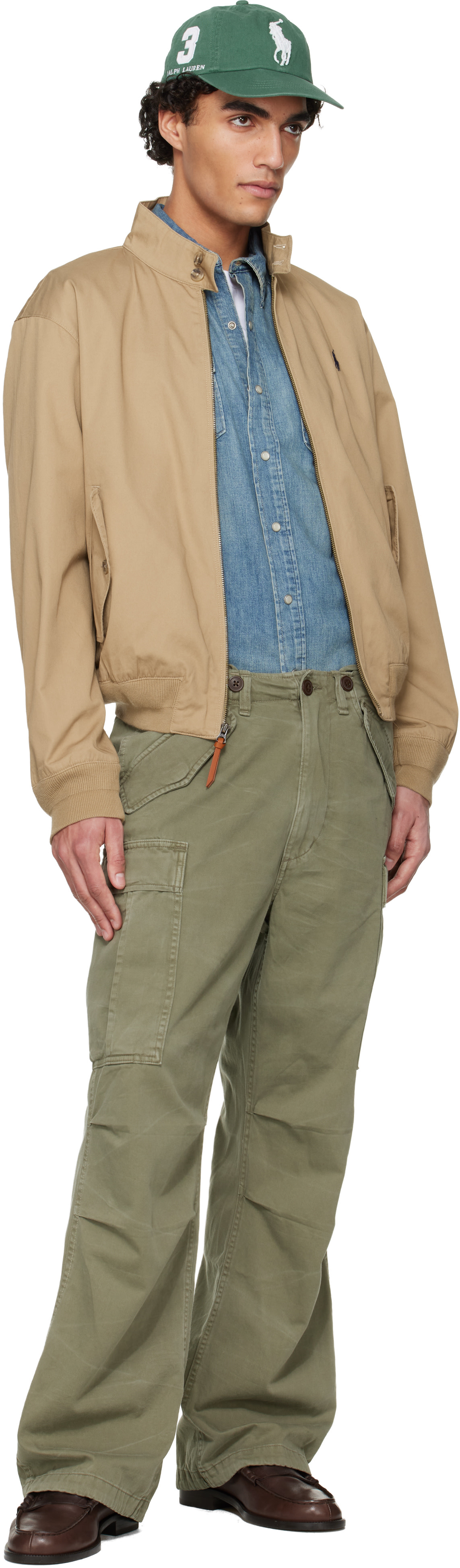 Polo Ralph Lauren: Khaki 'The Big Cargo' Pants | SSENSE Canada