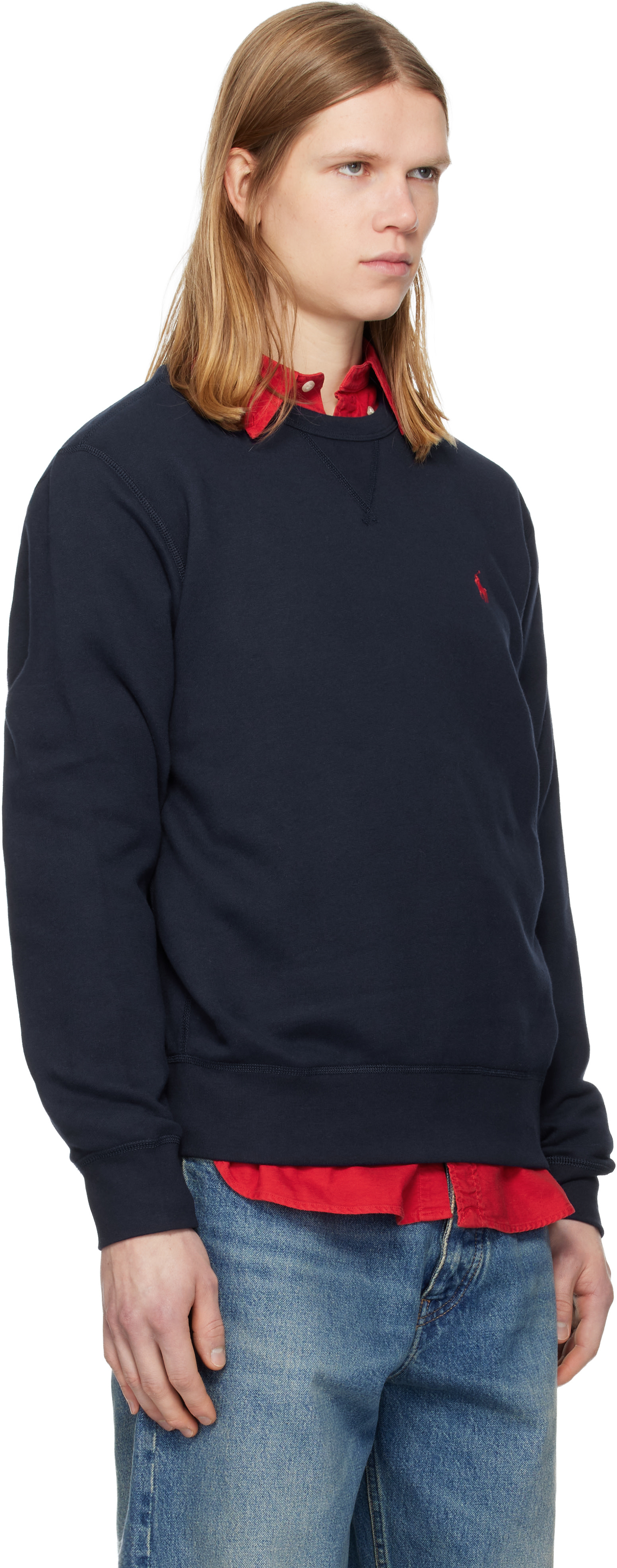 Polo Ralph Lauren RLロゴ スウェット Polo Ralph Lauren: ネイビー 'The RL Fleece' スウェットシャツ