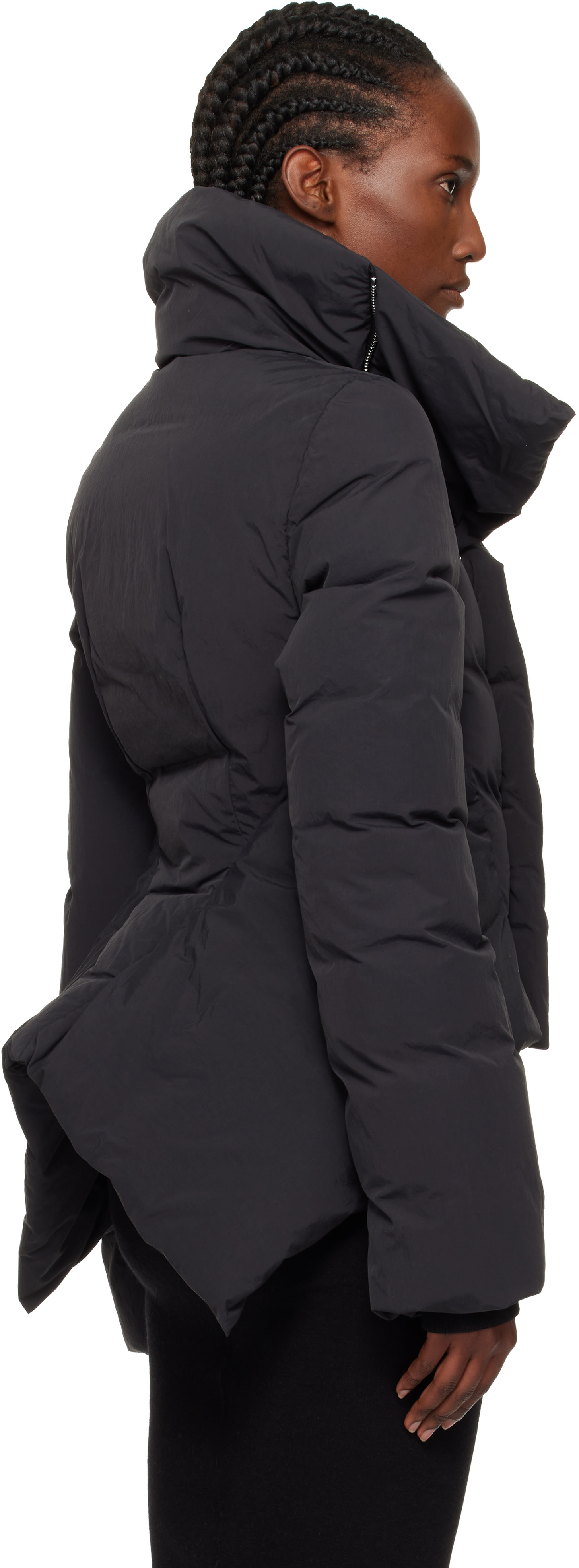 Rick Owens: ブラック Concordians Naska Duvet ダウンジャケット