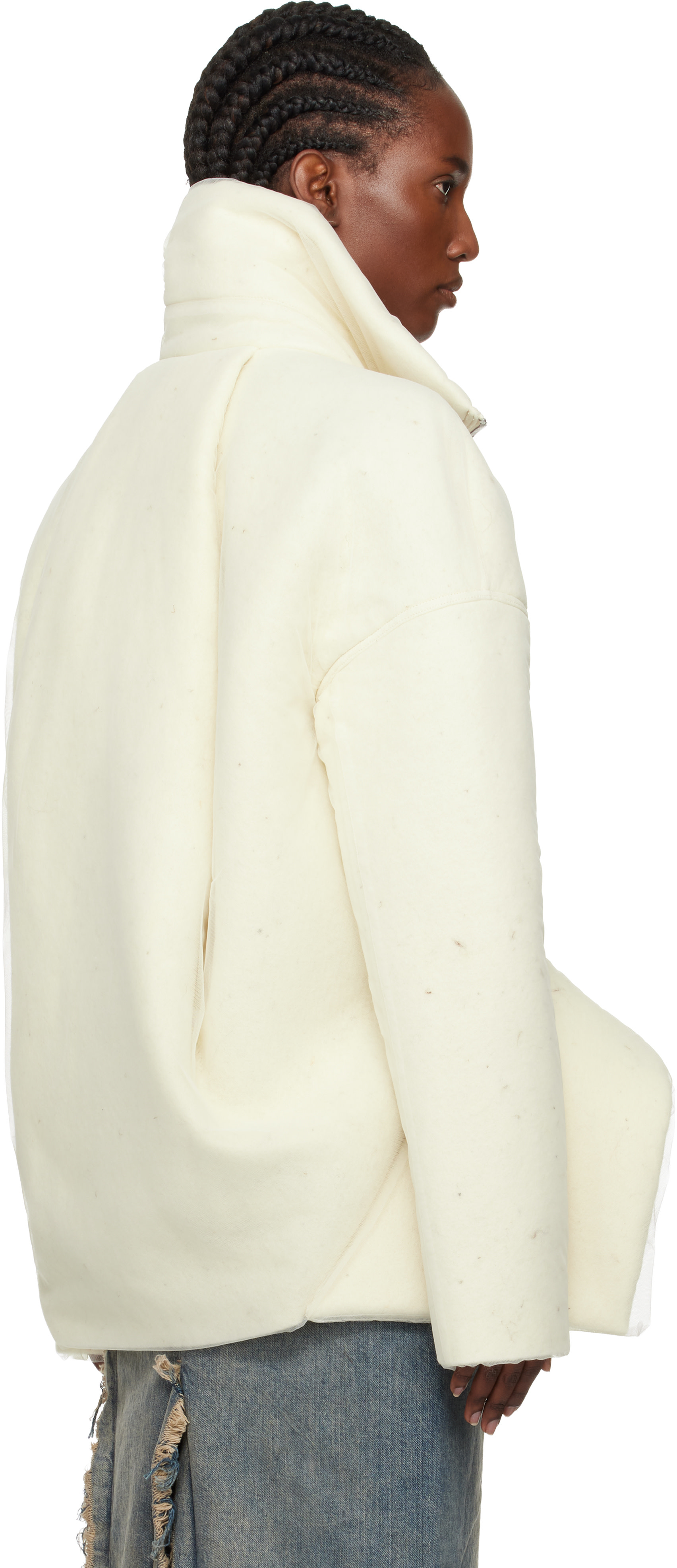 Rick Owens: Off-White Concordians Draculimo Jacket | SSENSE